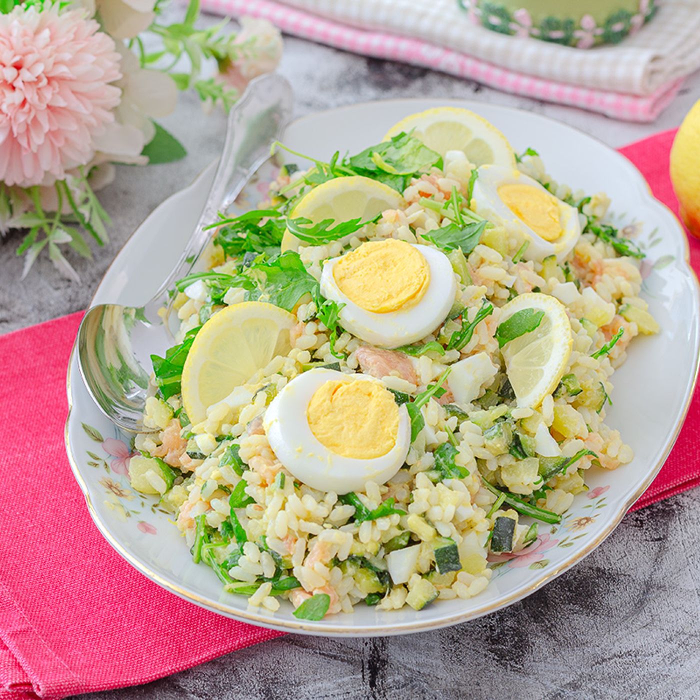 Insalata di riso con salmone zucchine uova episode artwork