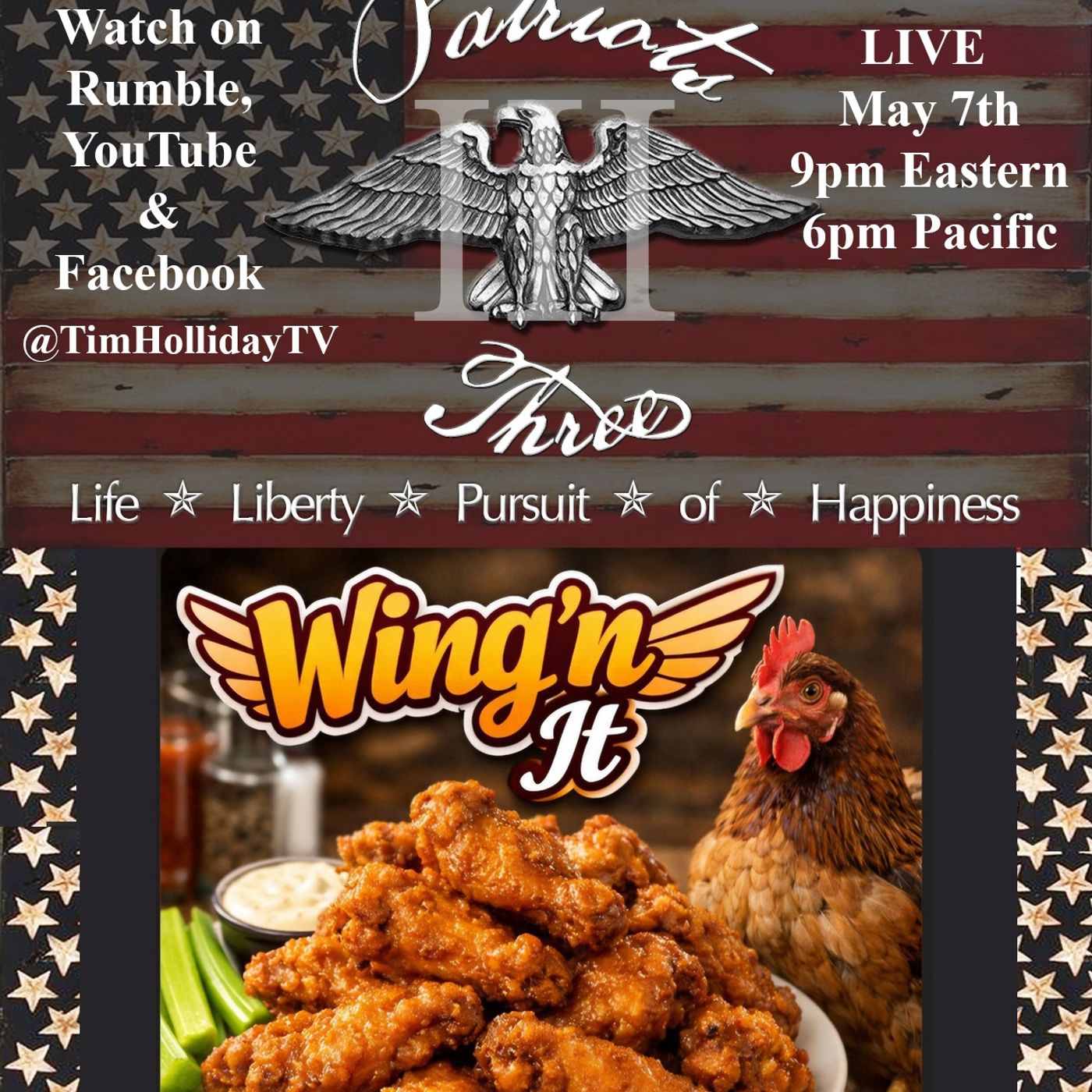 5-7-2026 Patriots III - Wing_n It! episode artwork
