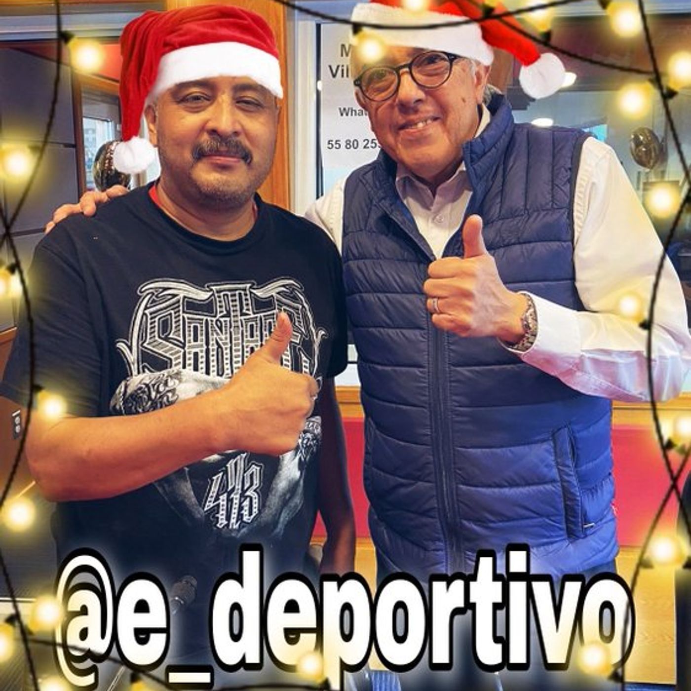 El cuarteto de uno y medio dando inicio a las posadas en Espacio Deportivo de la Tarde 16 de Diciembre 2022