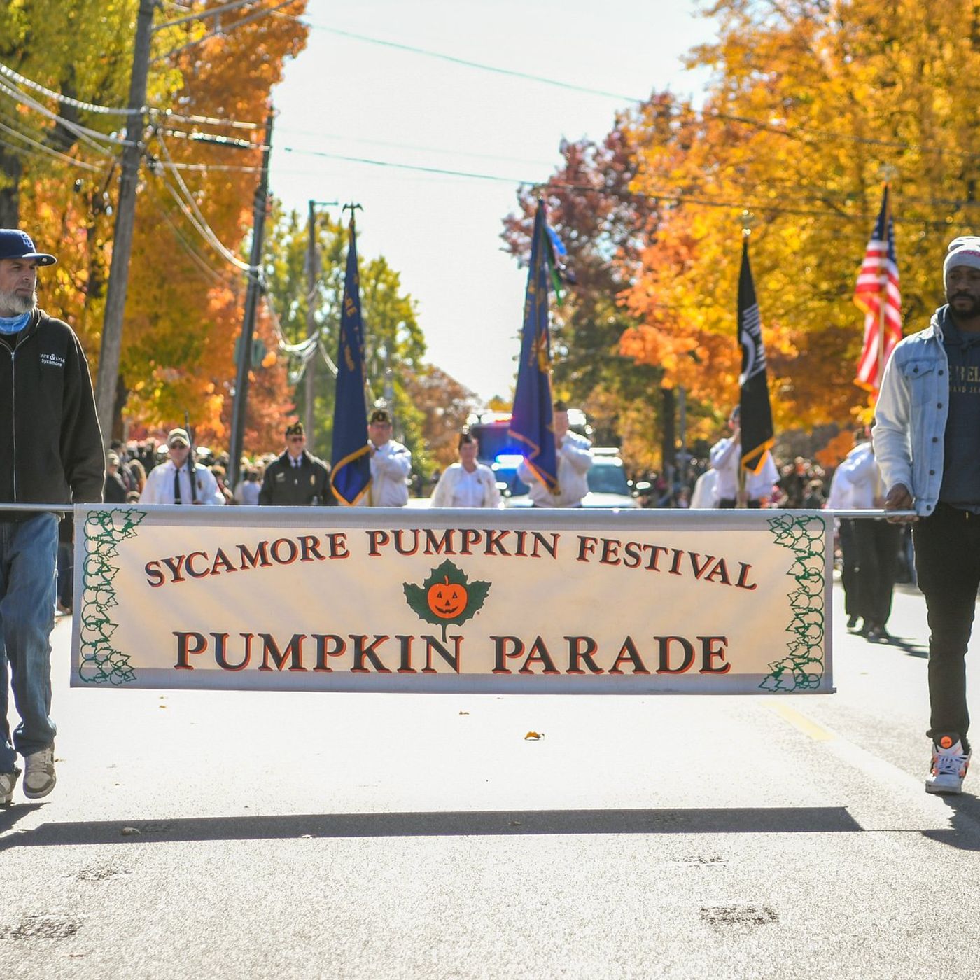 Sycamore Pumpkin Festival parade route map episode artwork