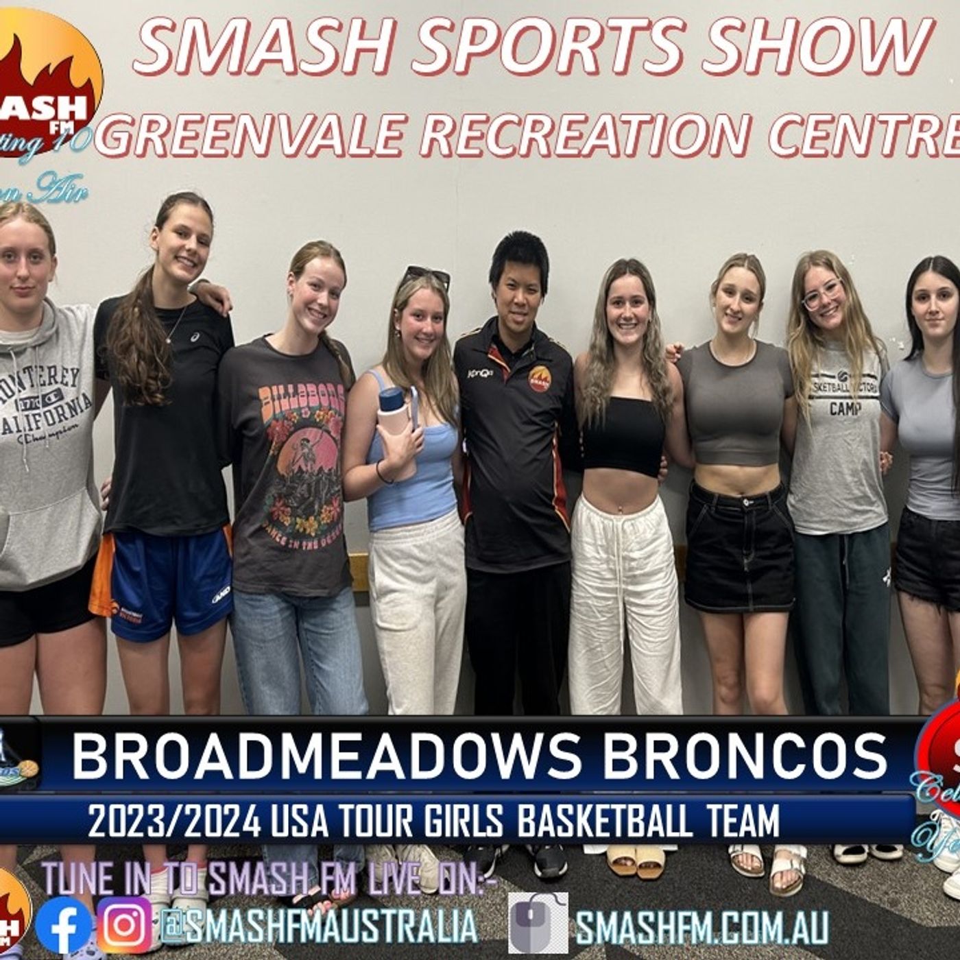 SSS10THYR: Broadmeadows Broncos 2023/2024 USA Tour Girls Basketball Interviews 131223