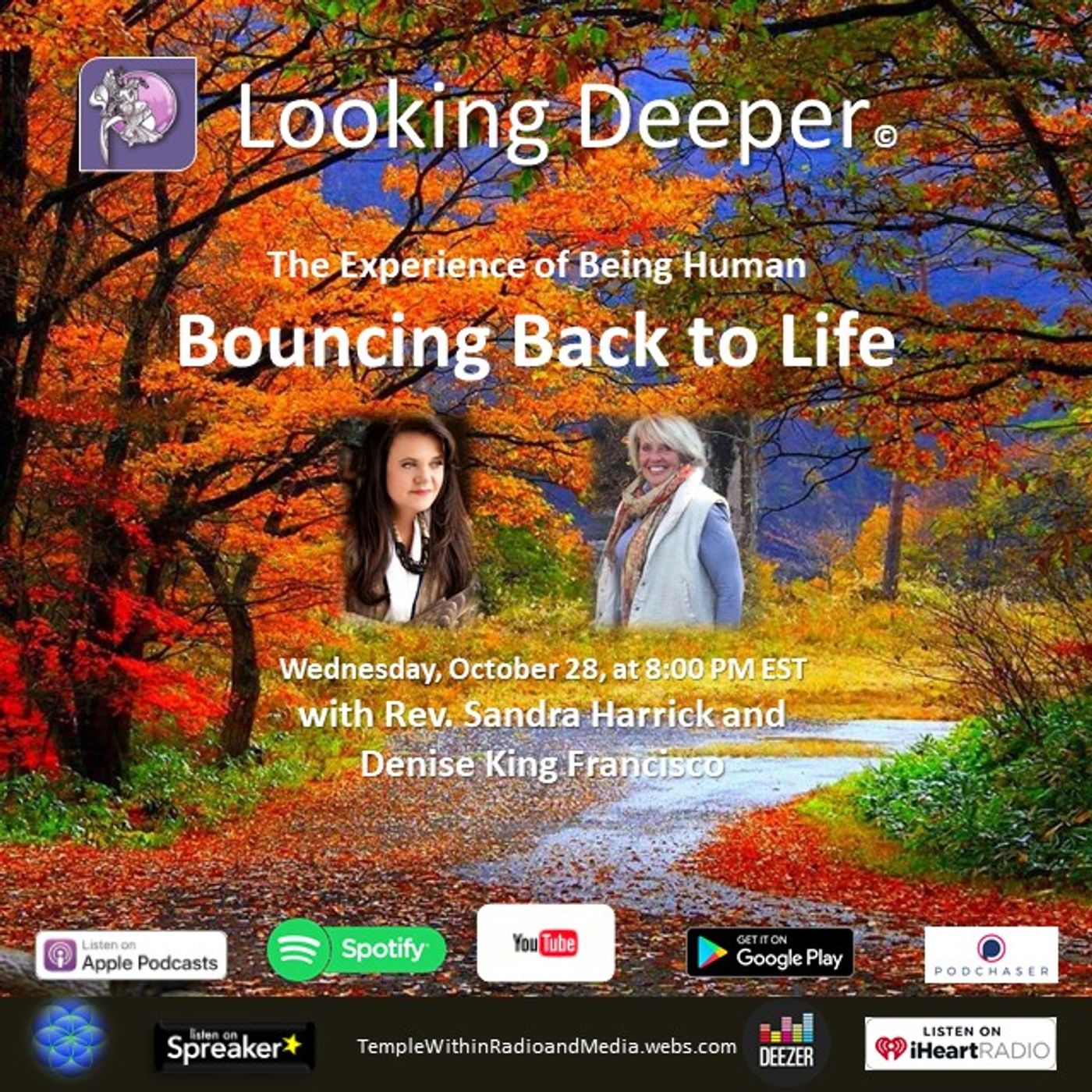 Dana and Sandy on Looking Deeper