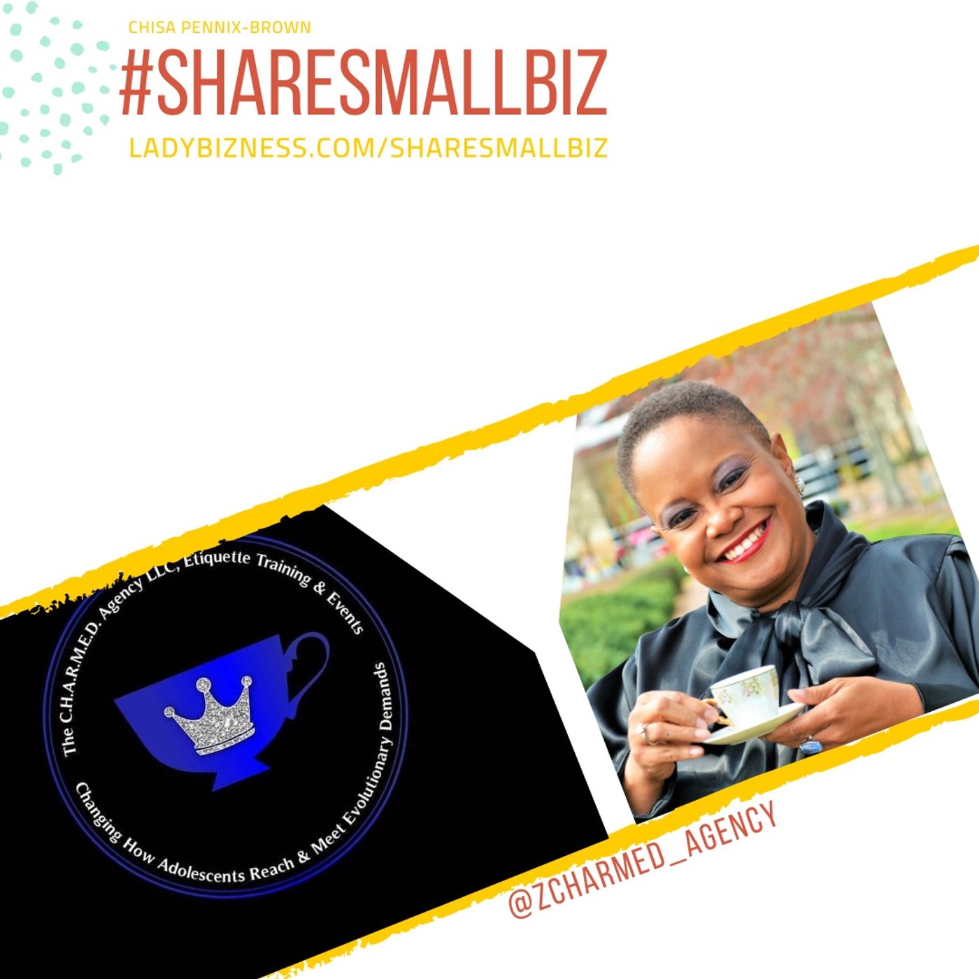 Share Small Biz with Clinetta Allen of The Charmed Agency episode artwork