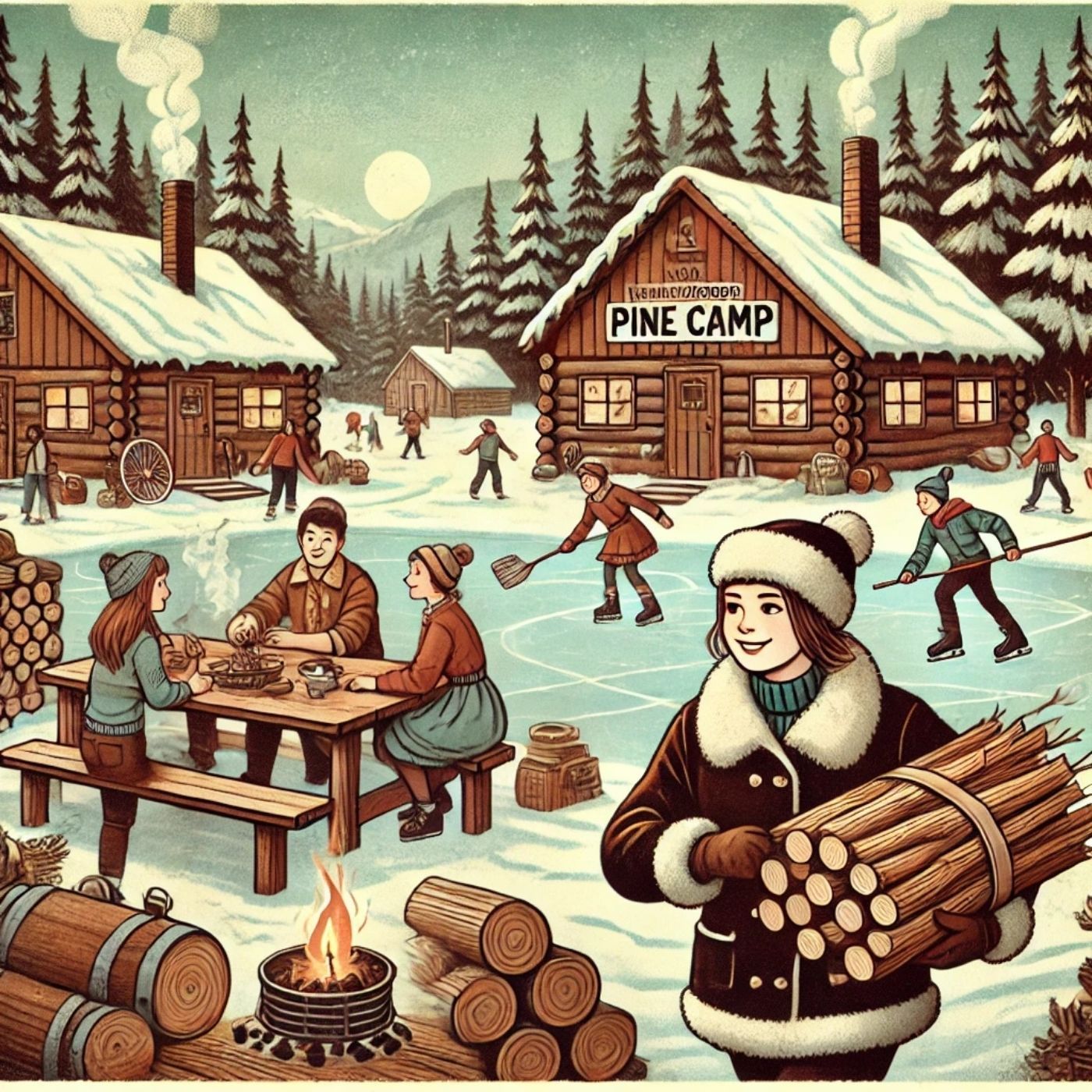 Nan Sherwood at Pine Camp