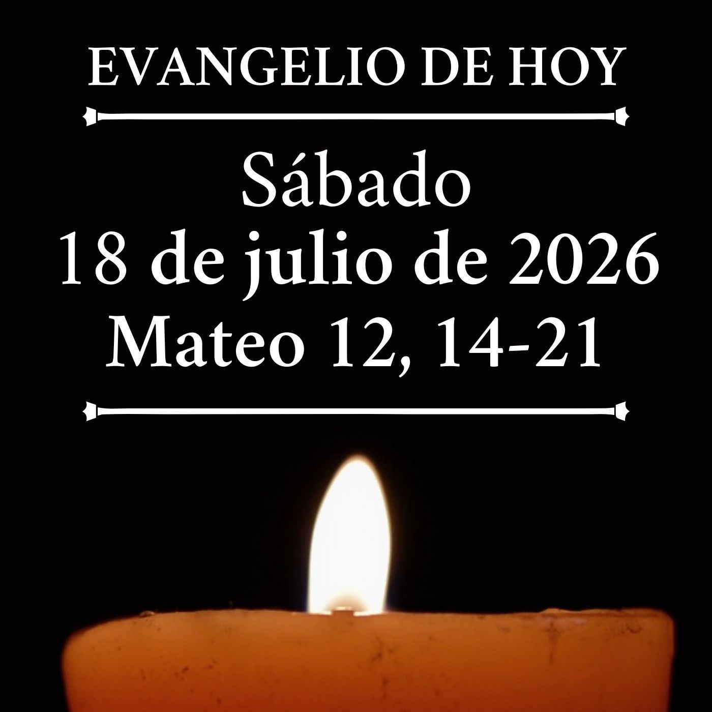 Evangelio del sábado 18 de julio de 2026 - Él los curó a todos episode artwork