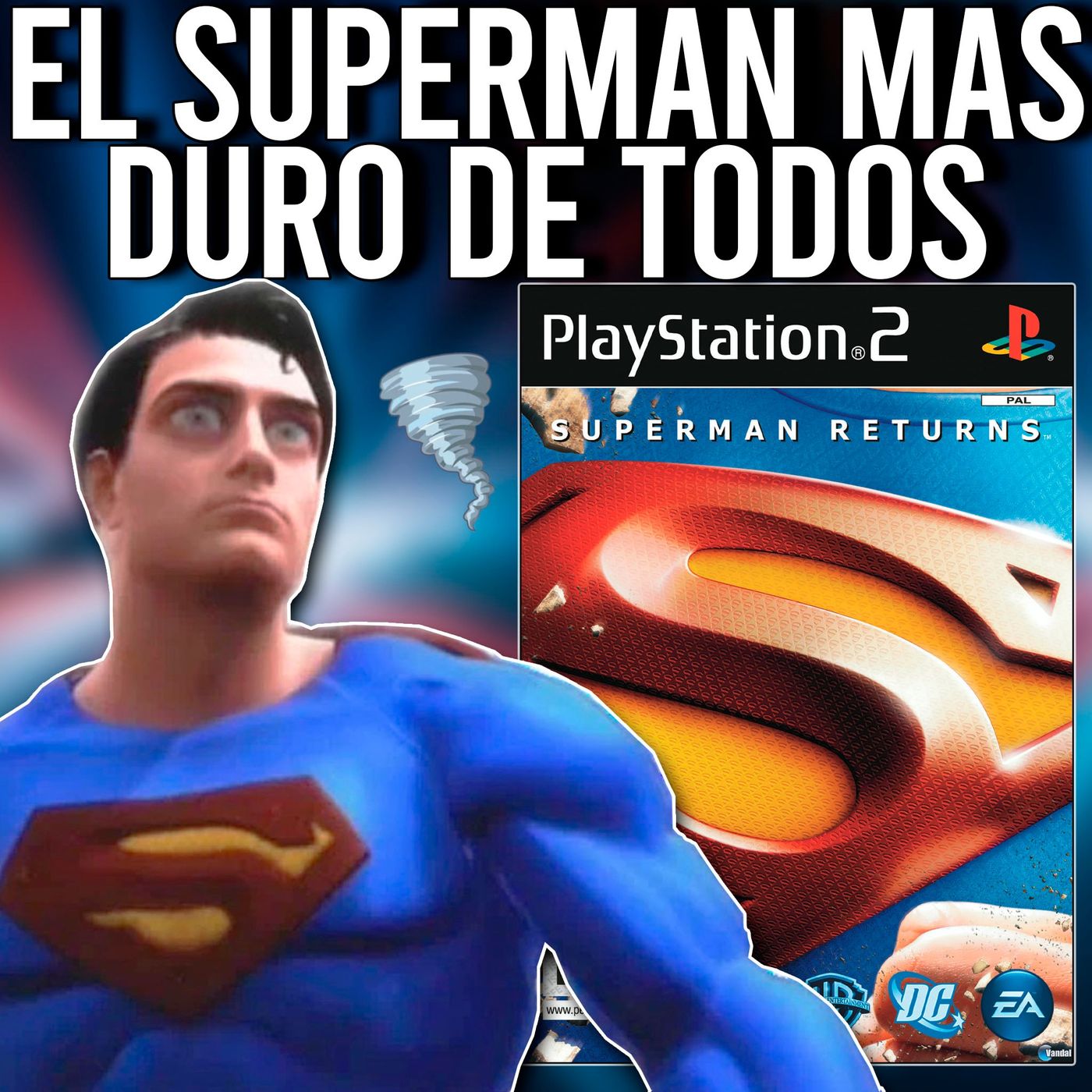 El Superman más FAL0PA de la HISTORIA pelea contra TORNADOS | Superman Returns
