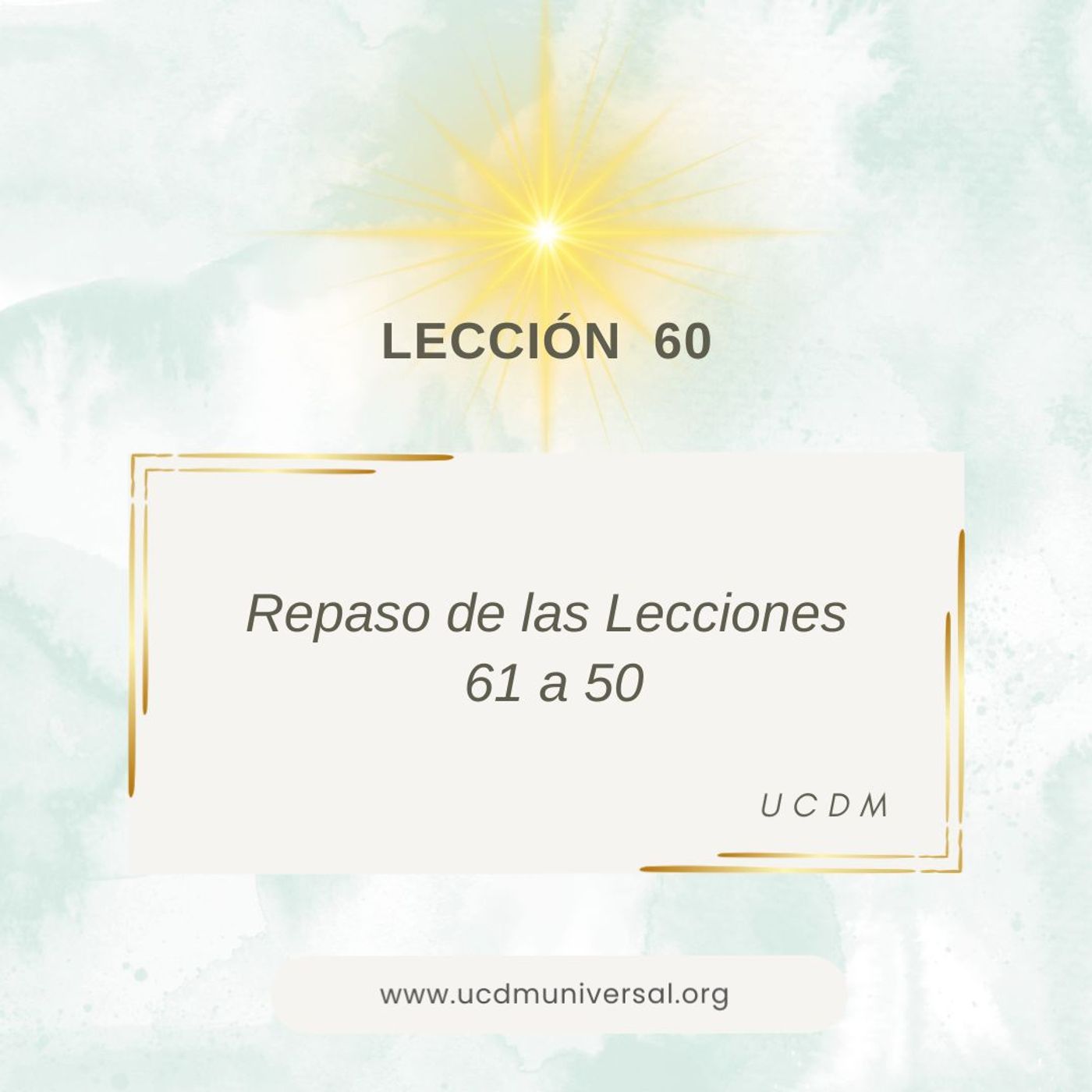 UCDM Universal LECCIÓN DEL DÍA