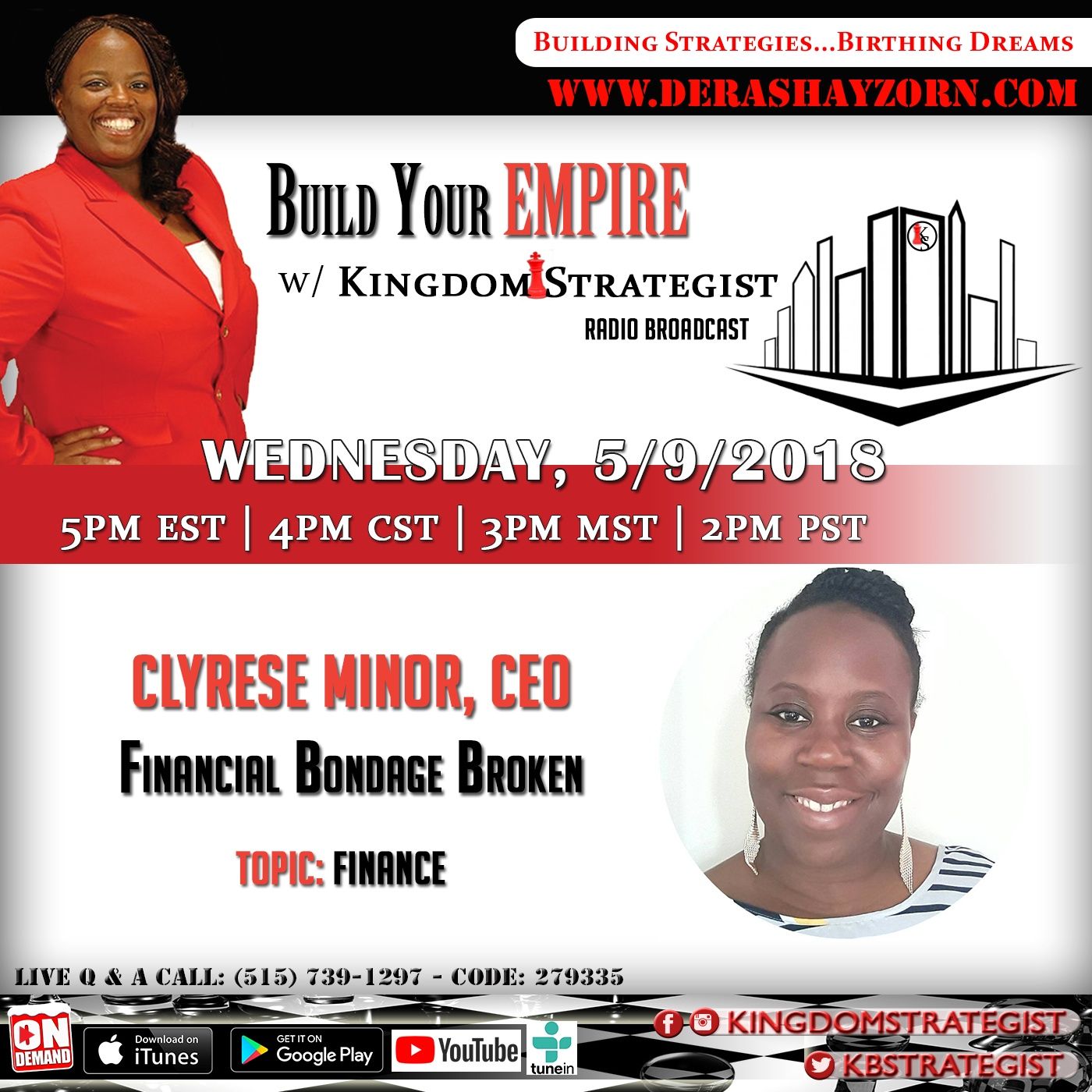 Build Your Empire with Kingdom Strategist welcomes Clyrese Minor episode artwork