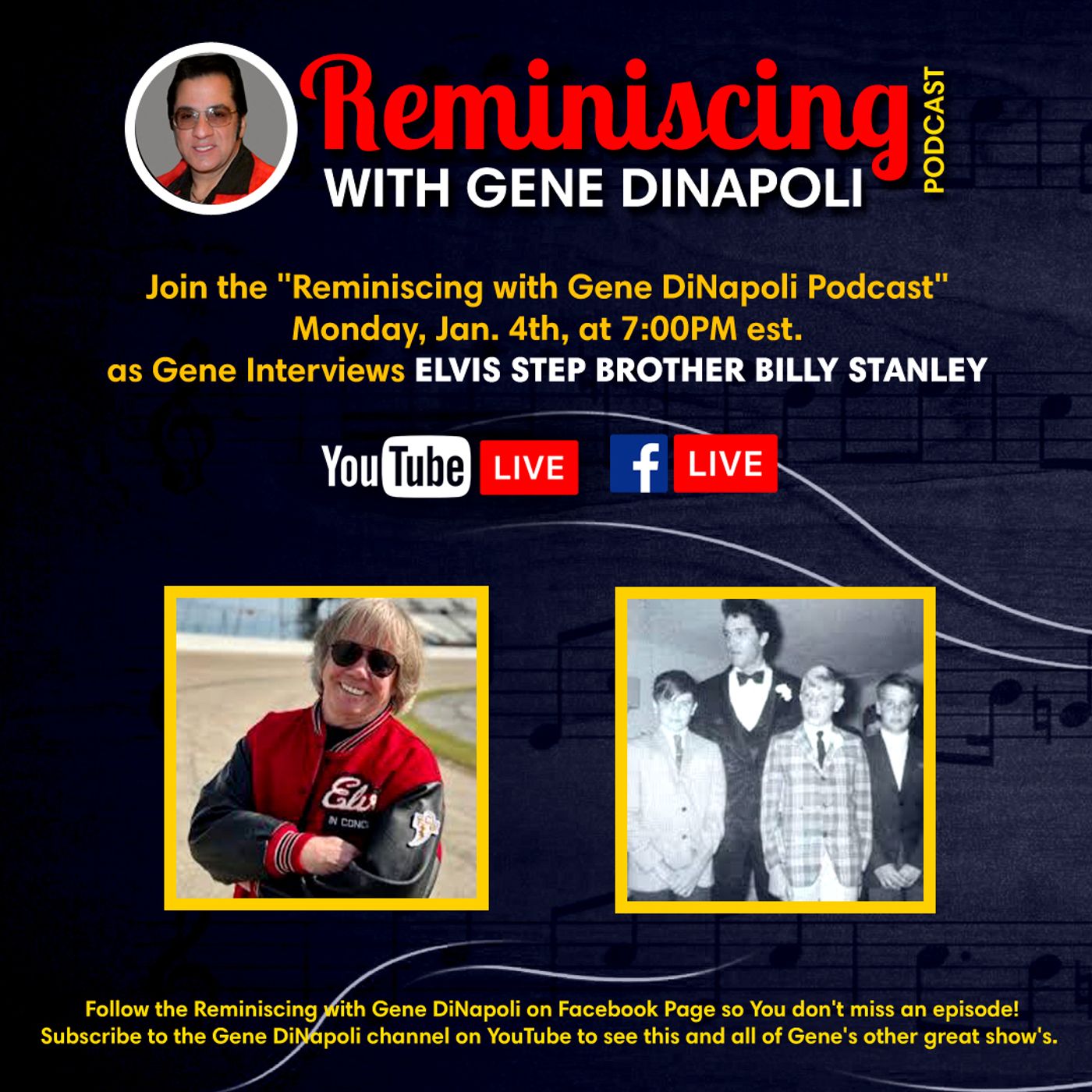 Billy Stanley, Elvis Presley’s Brother get’s interviewed by Gene DiNapoli