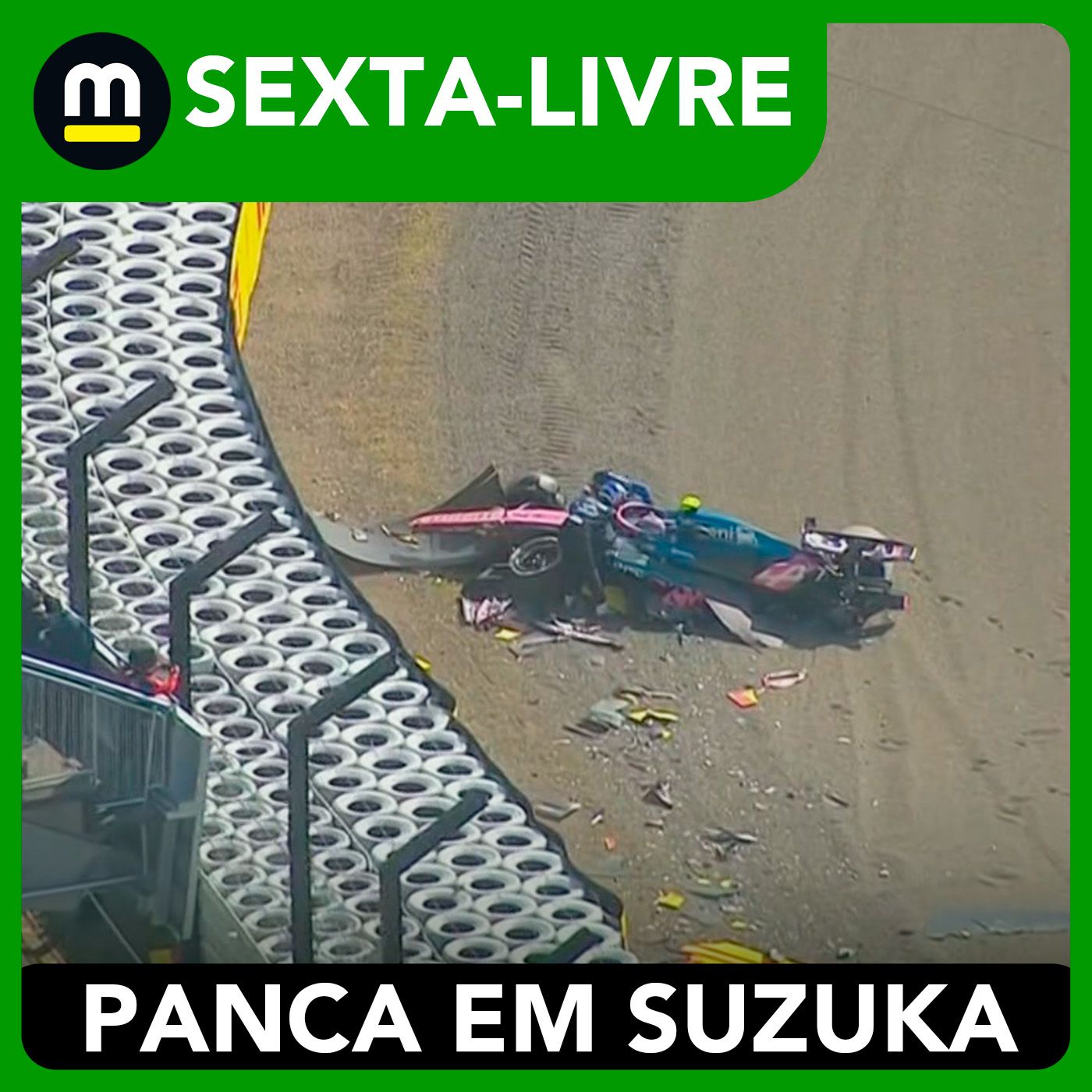 Piastri supera Norris e lidera TLs, DOOHAN BATE, Bortoleto é 13º e Suzuka tem até INCÊNDIO nesta 6ª! episode artwork