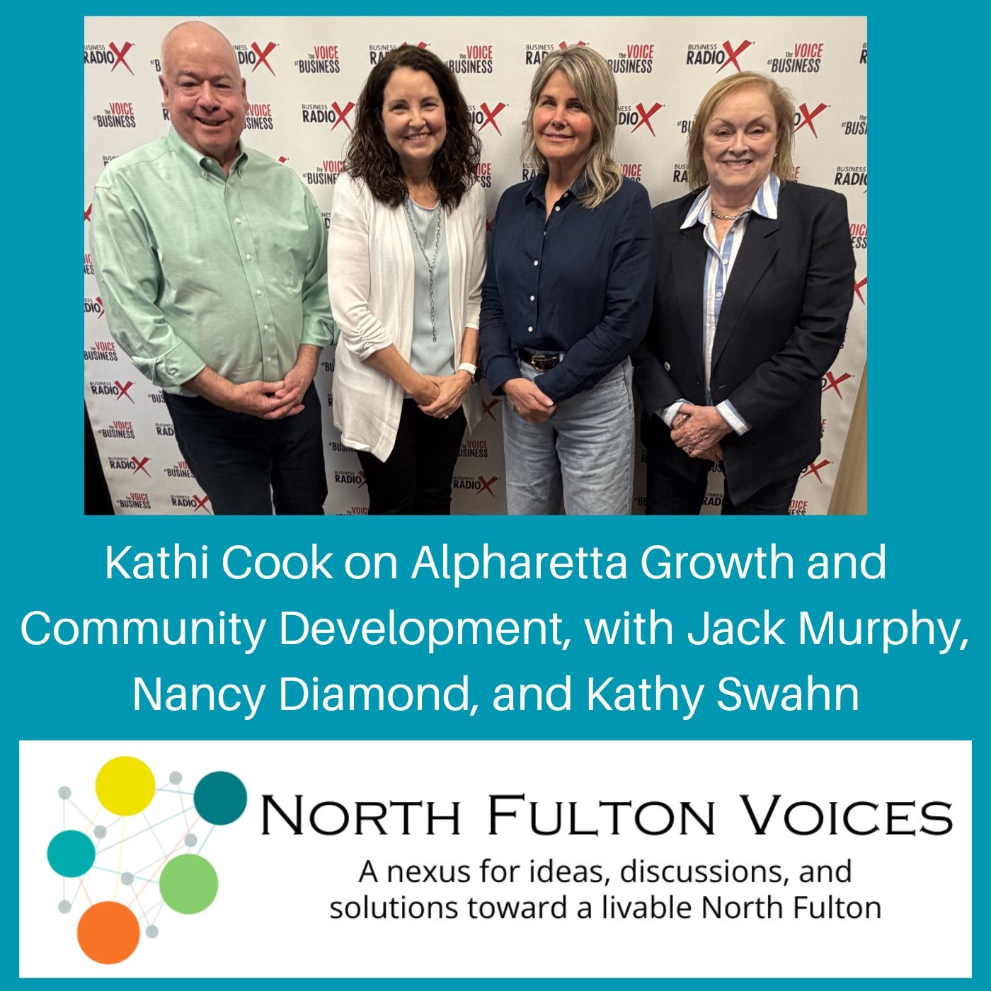 Kathi Cook on Alpharetta Growth and Community Development — Business RadioX ® Network cover