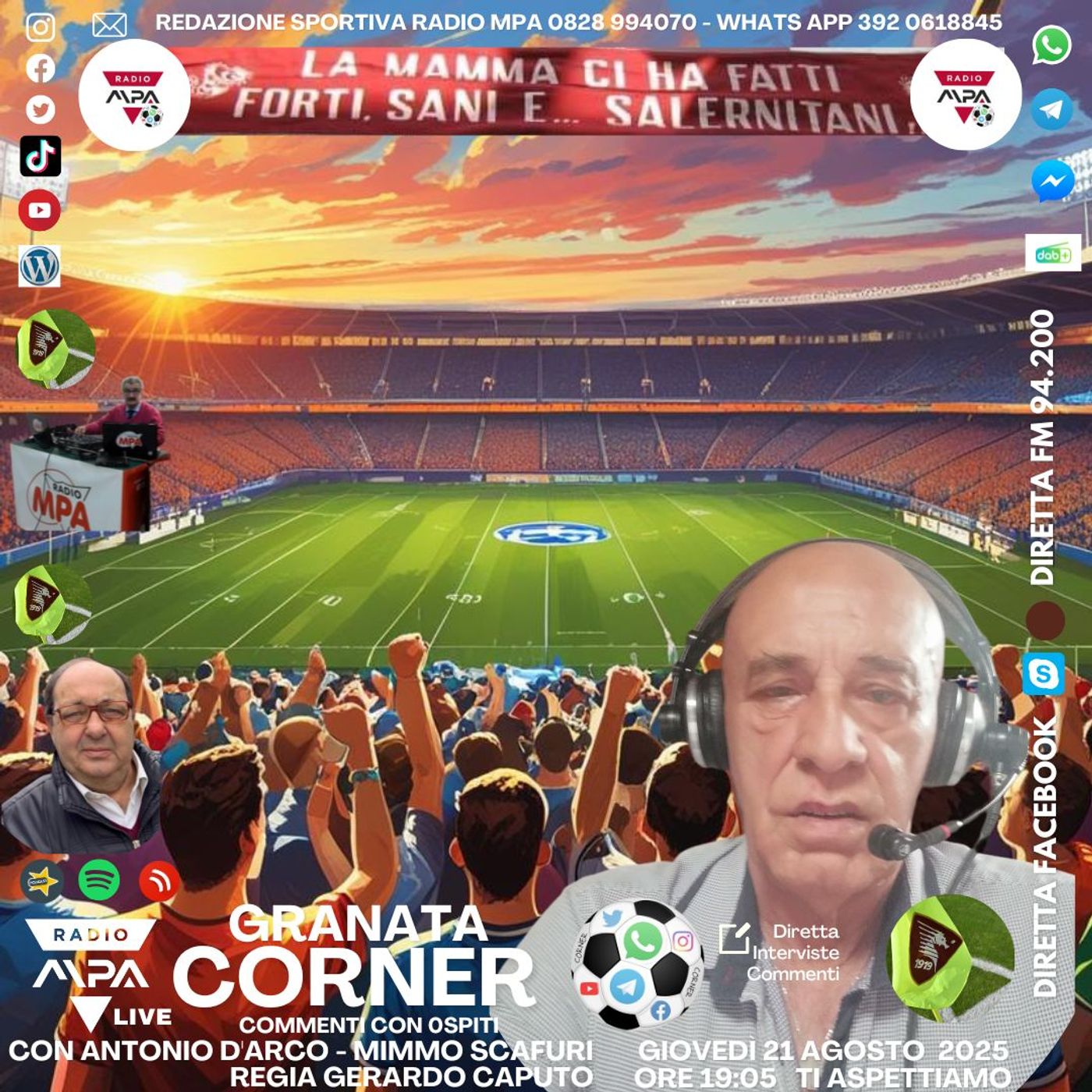 21 08 25 Granata Corner con Criscuolo- Santoro -Sica- Bisceglie episode artwork