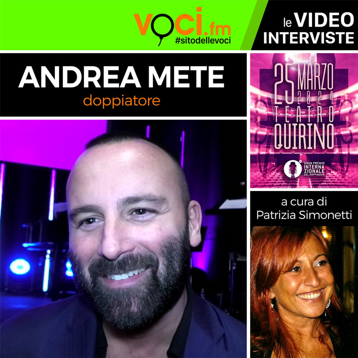 ANDREA METE su VOCI.fm dal "GRAN PREMIO INTERNAZIONALE DEL DOPPIAGGIO" episode artwork
