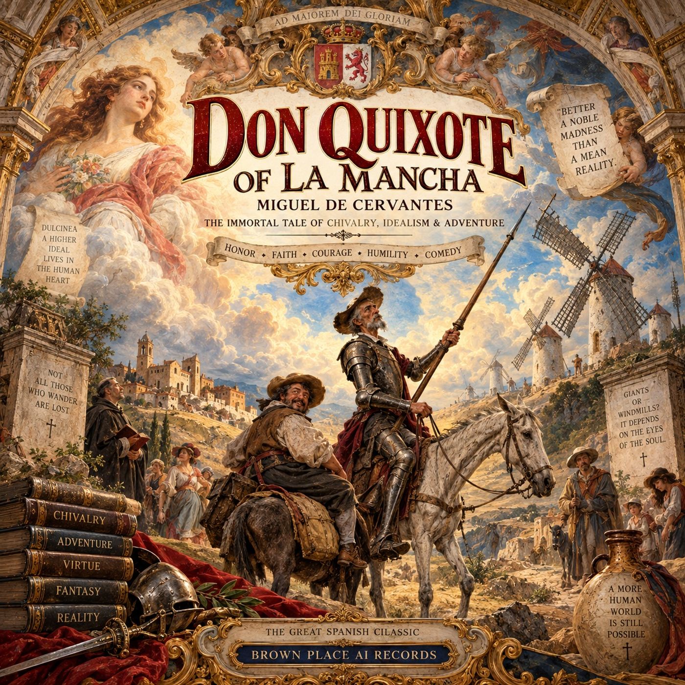 Don Quixote by Miguel de Cervantes | Epic Adventure, Chivalry, Comedy & Classic Spanish Literature Audiobook Part 1 episode artwork