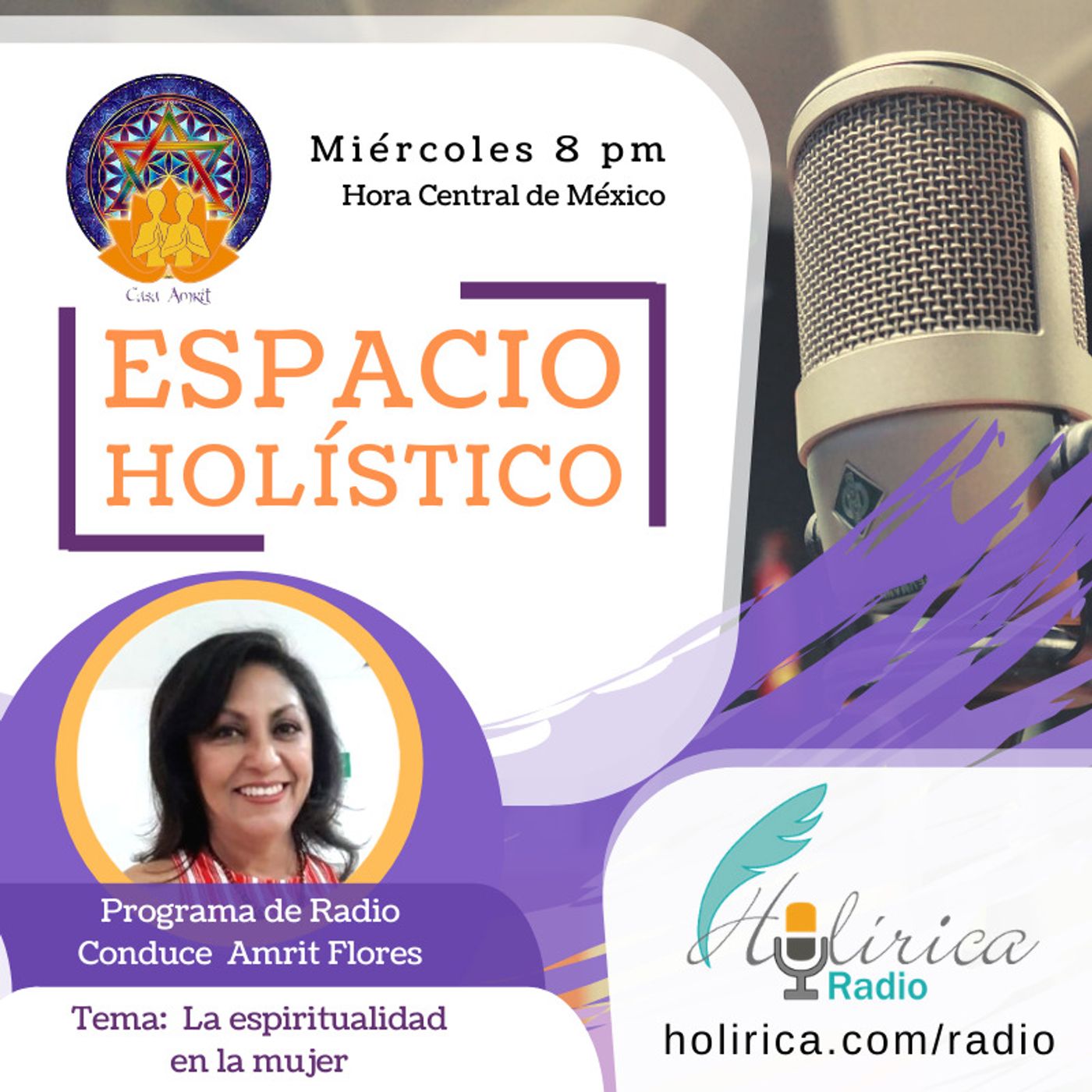 ESPACIO HOLISTICO. Amrit Flores episode artwork
