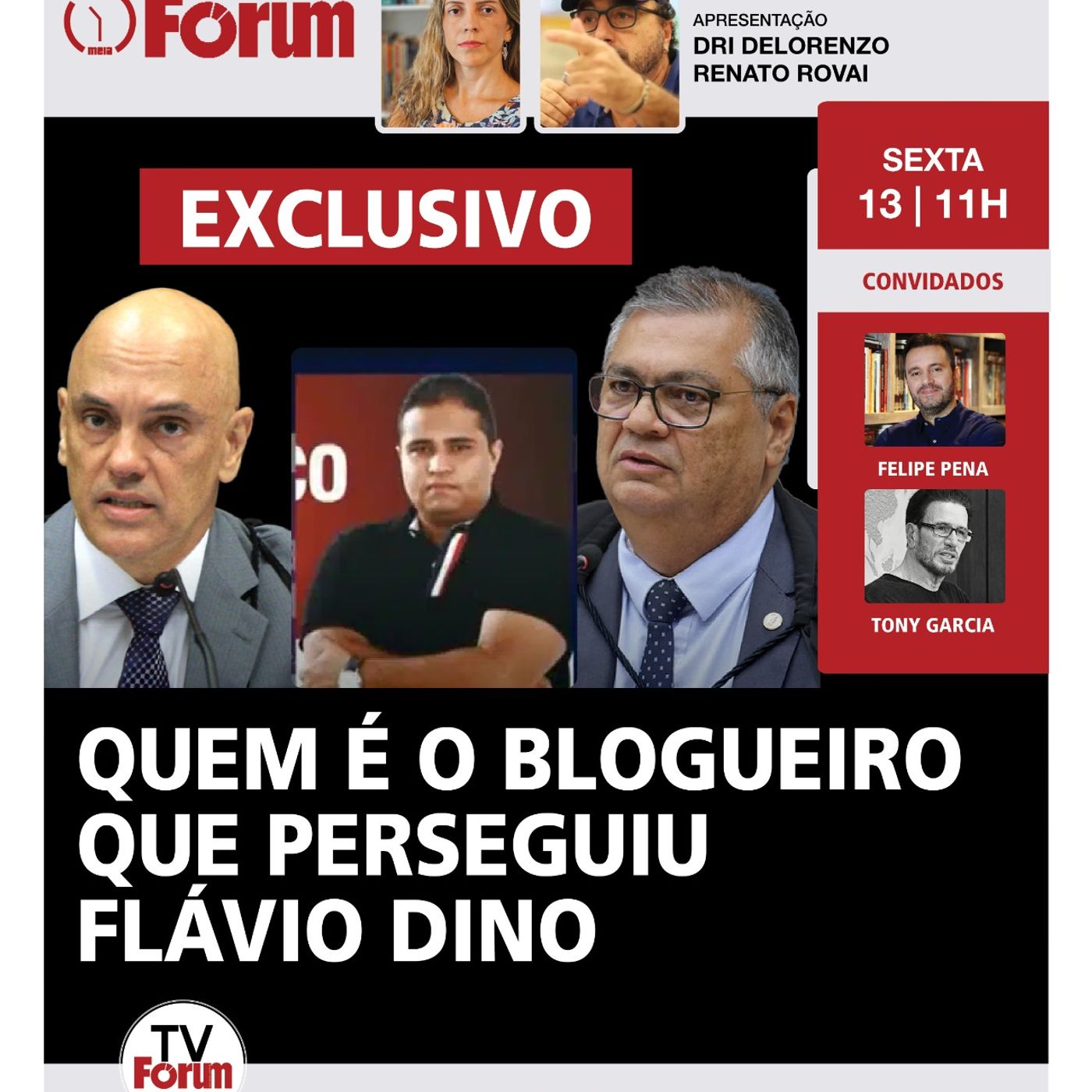 Moraes vê perseguição a Dino | Quem teme delação de Vorcaro? | Bolsonaro no hospital | 13.03.26 episode artwork