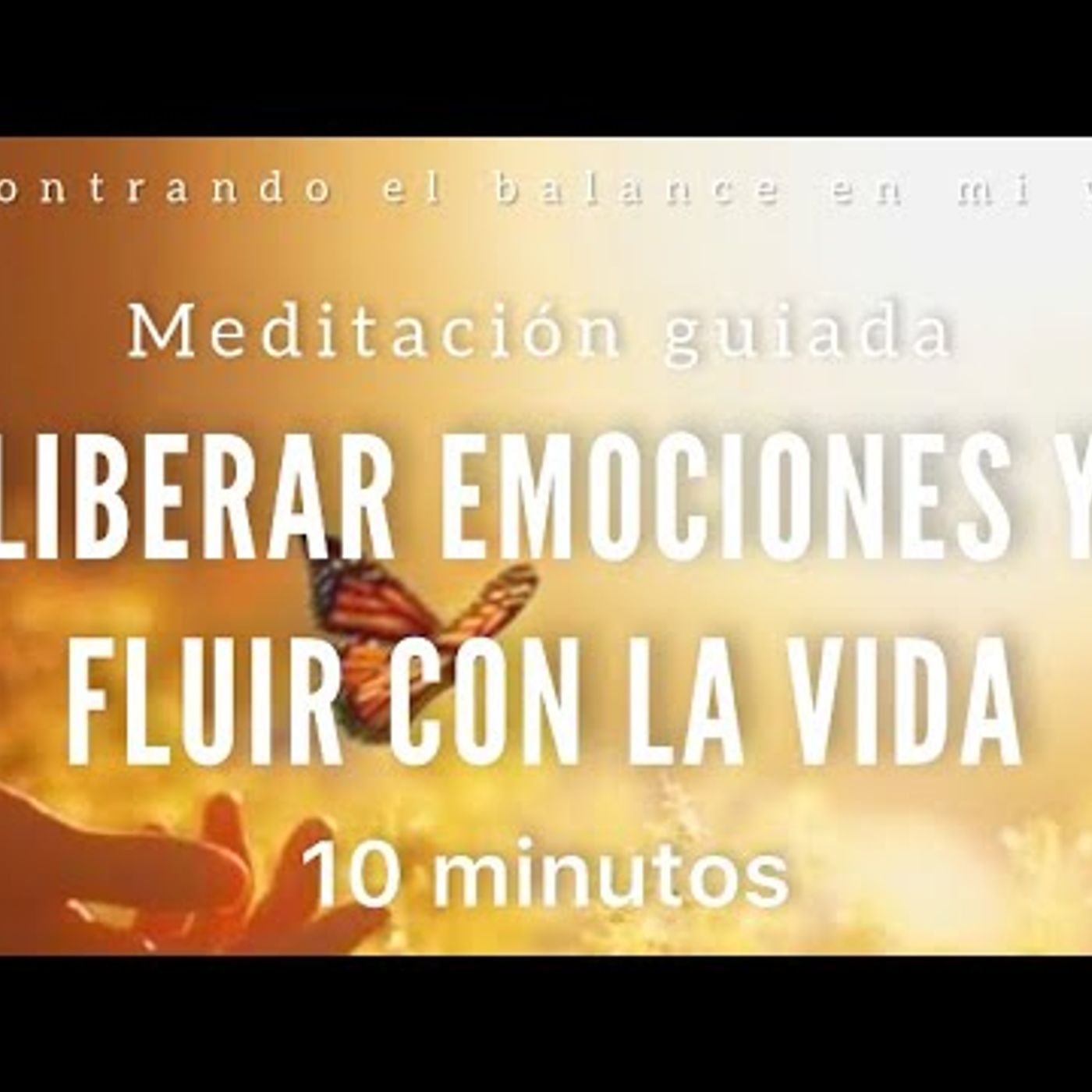 51. Meditación guiada LIBERAR EMOCIONES y FLUIR con la vida 🦋💛 - 10 minutos MINDFULNESS