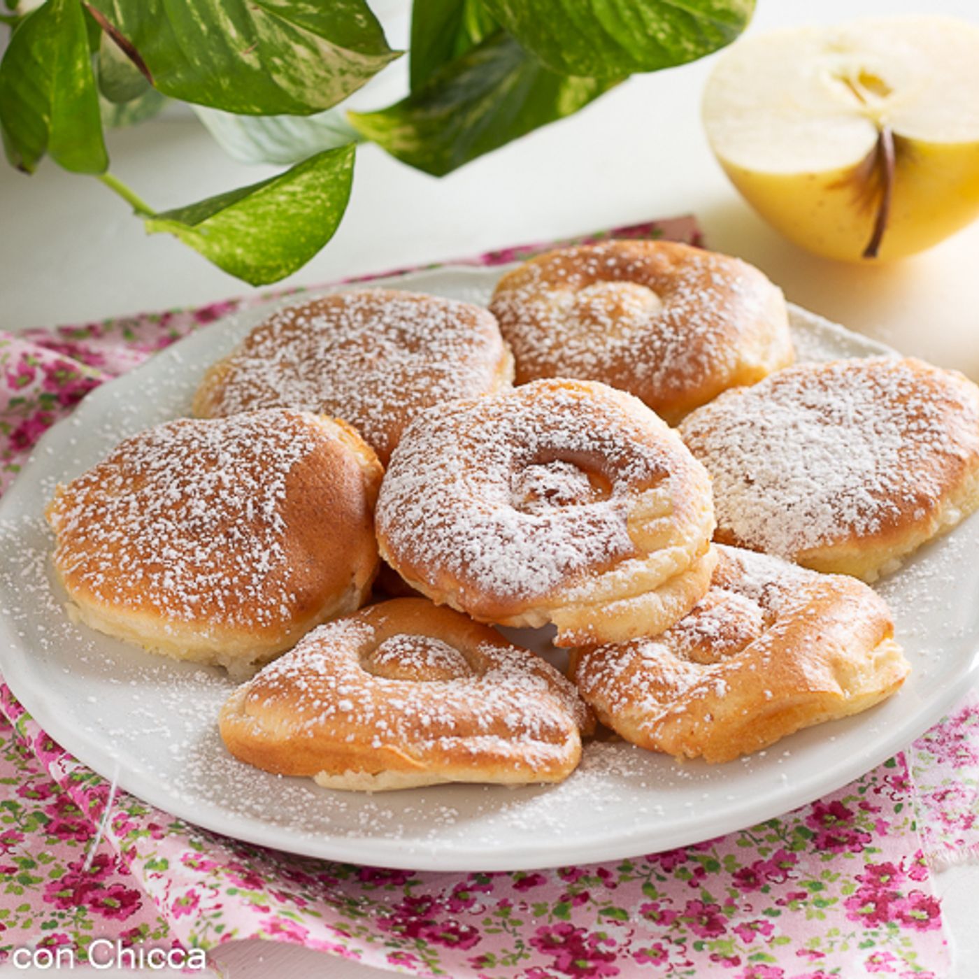 Frittelle di mele in friggitrice ad aria