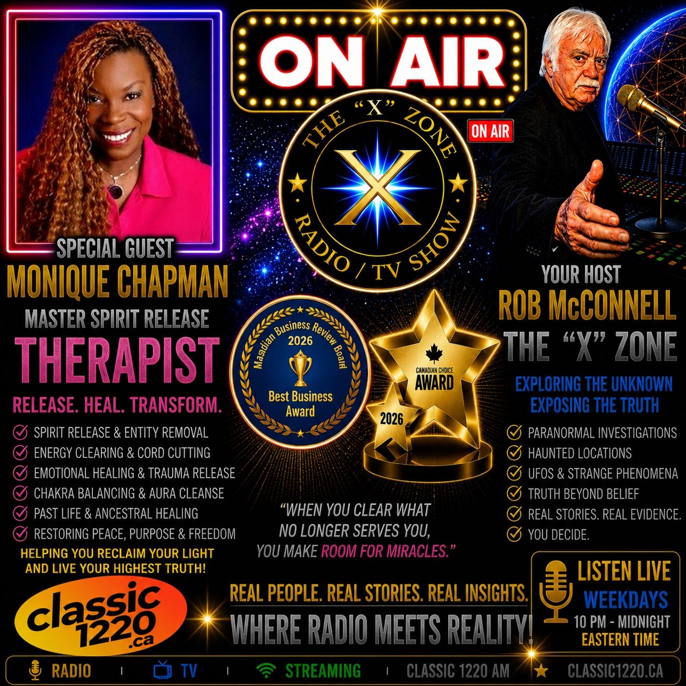 Rob McConnell Interviews - MONIQUE CHAPMAN - Master Spirit Release Therapist episode artwork