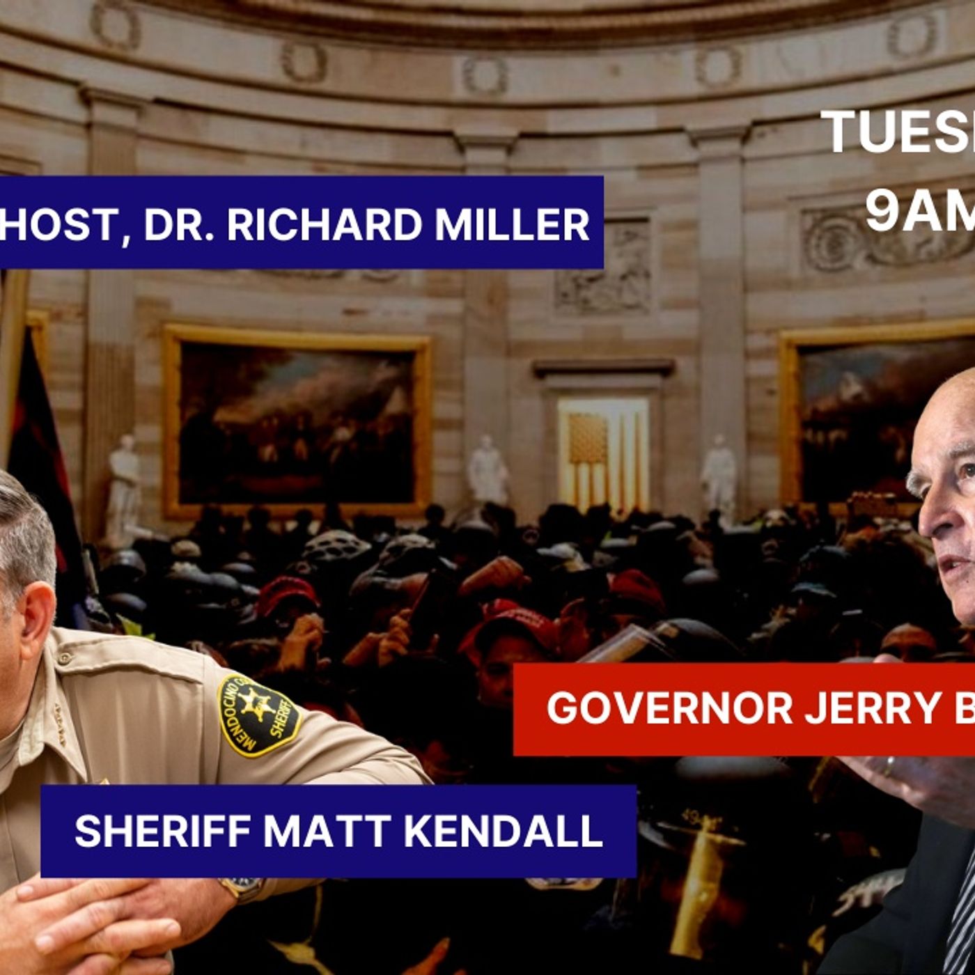 Governor Jerry Brown on the Capitol Riots