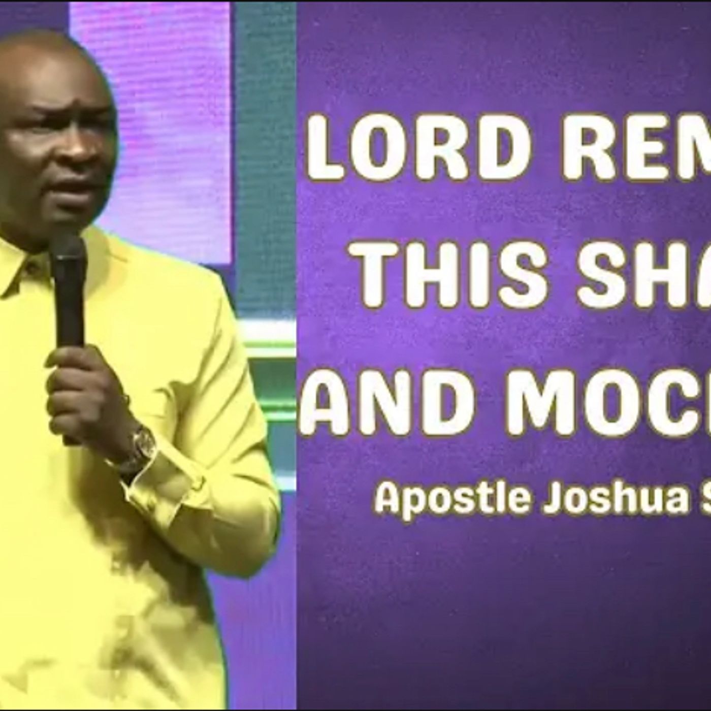 Mercy Speaks  – Lord remove the shame an...