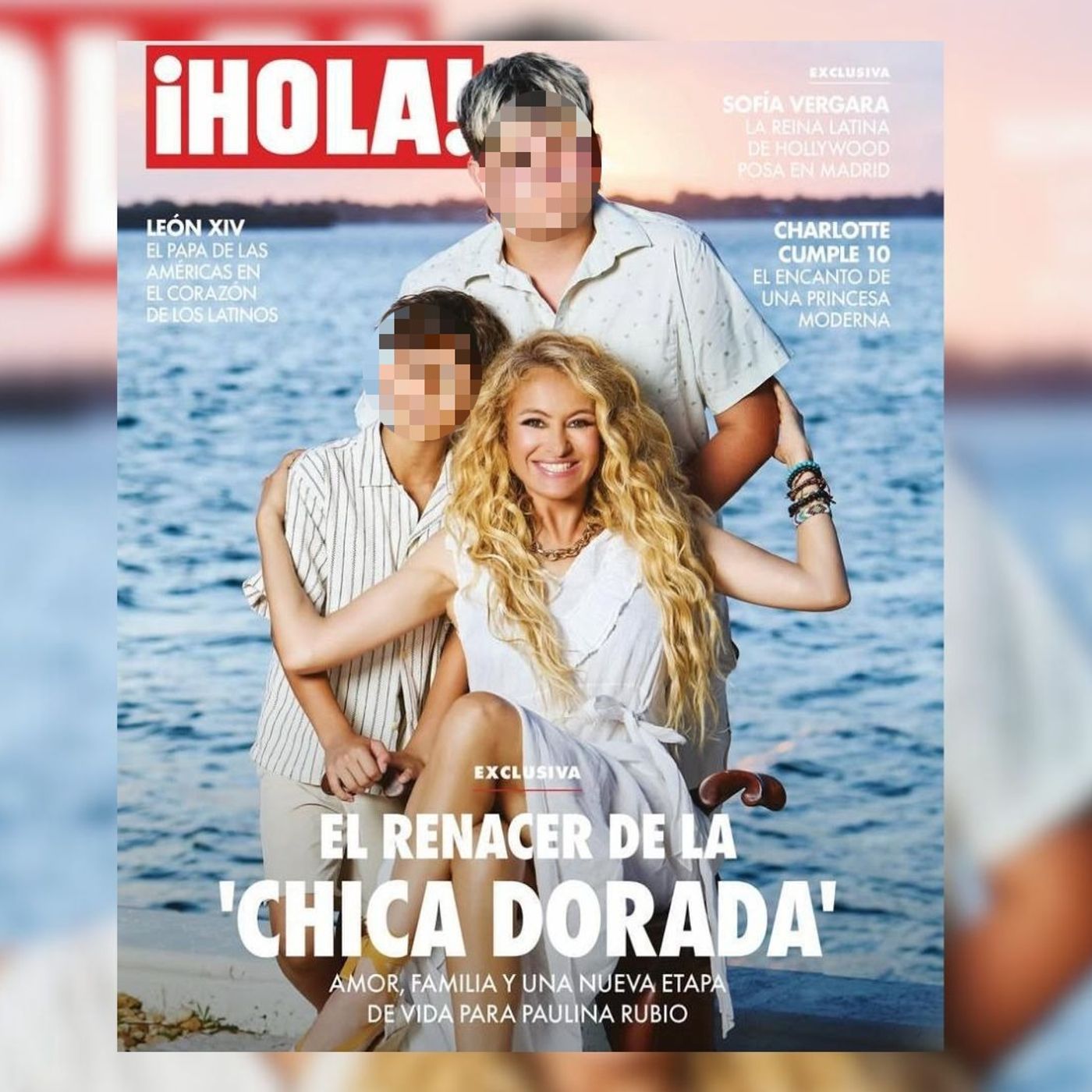Crónica Rosa; Paula Rubio elimina a su hijo mayor de su posado en 'Hola': "Las leyes no lo permiten"