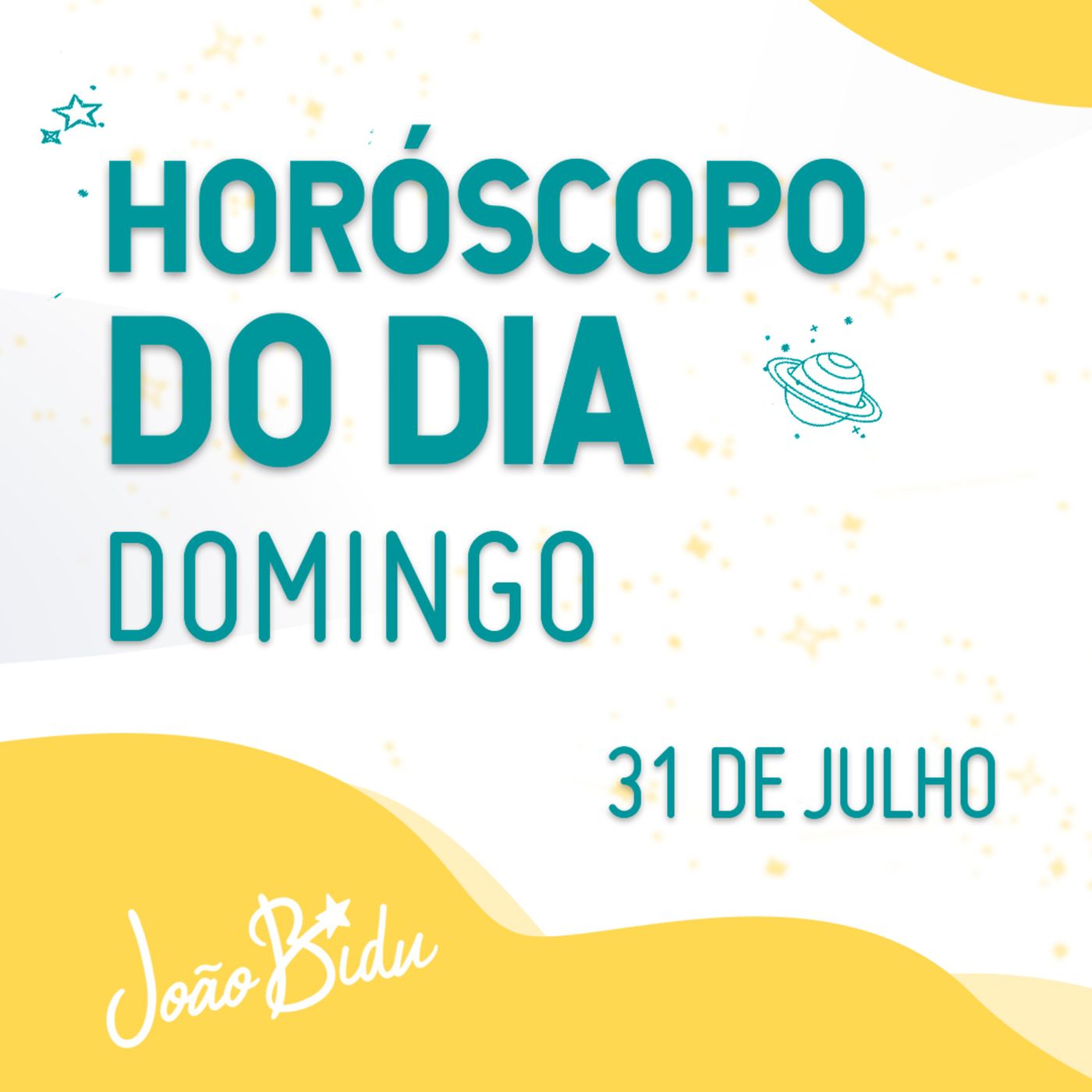 Horóscopo do Dia 31 de Julho com João Bidu episode artwork