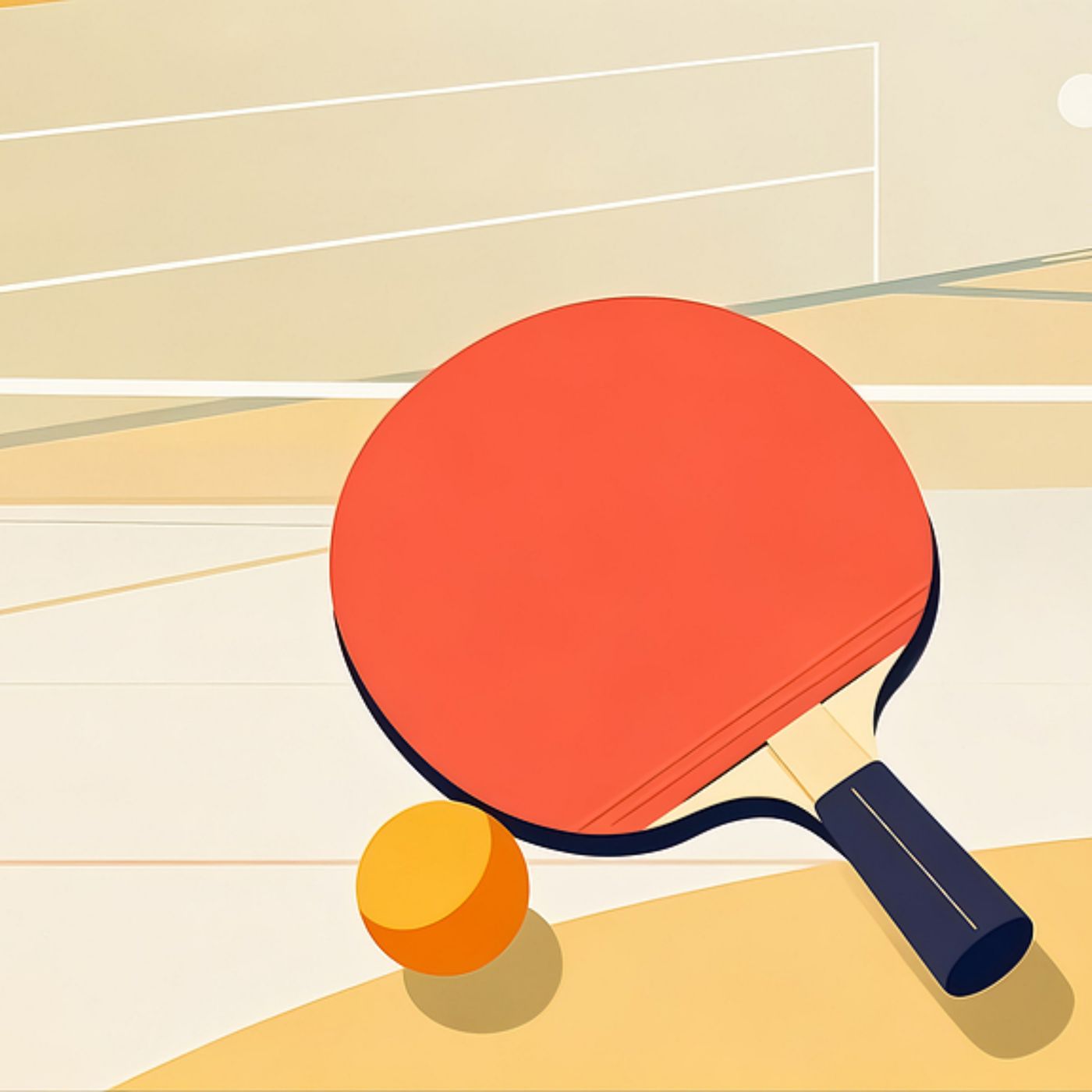 Office workers serving up ping-pong passion