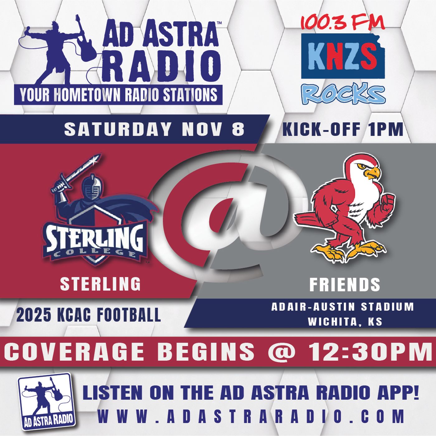 Sterling Warriors at Friends Falcons Football (November 8, 2025) episode artwork