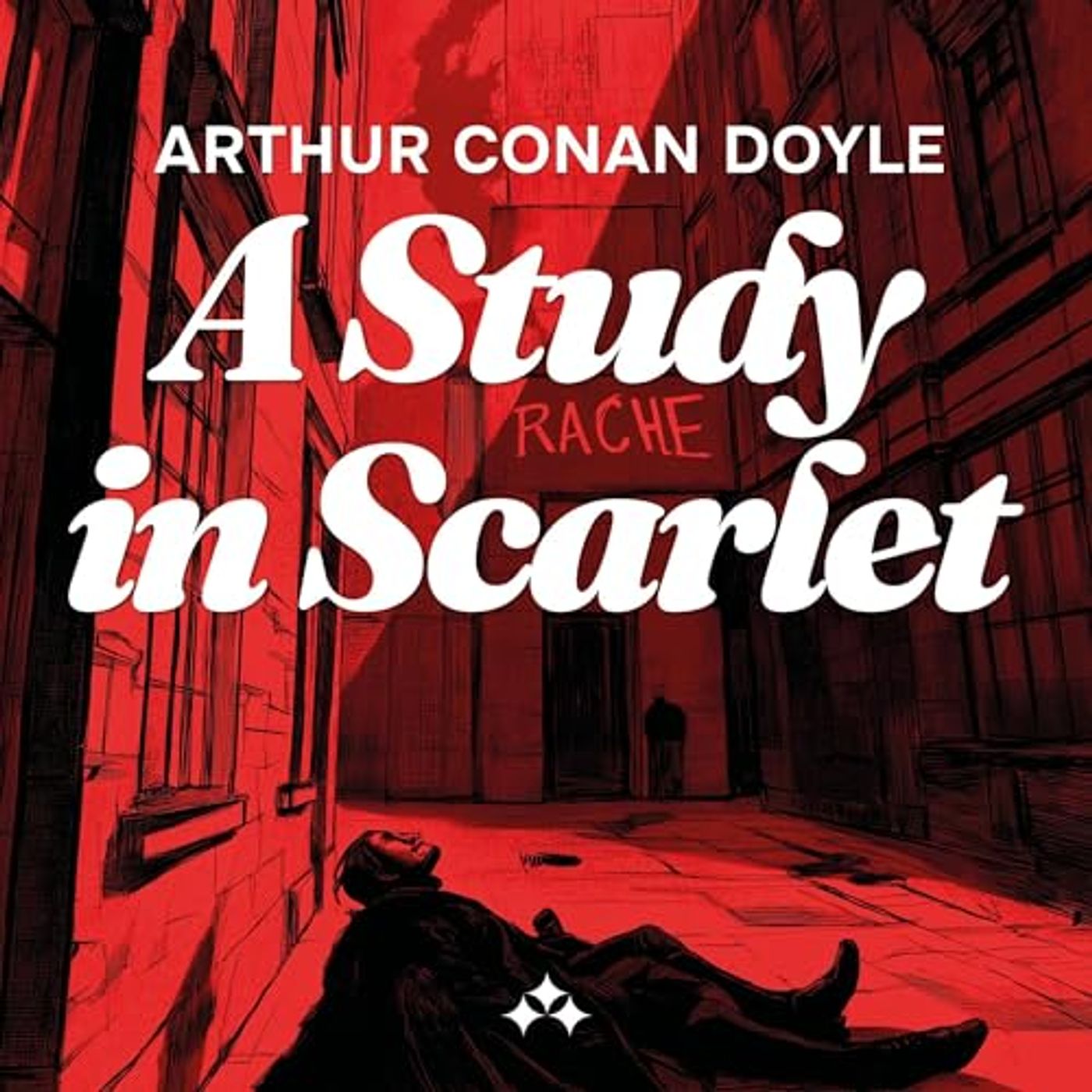 A Study in Scarlet by Sir Arthur Conan Doyle.