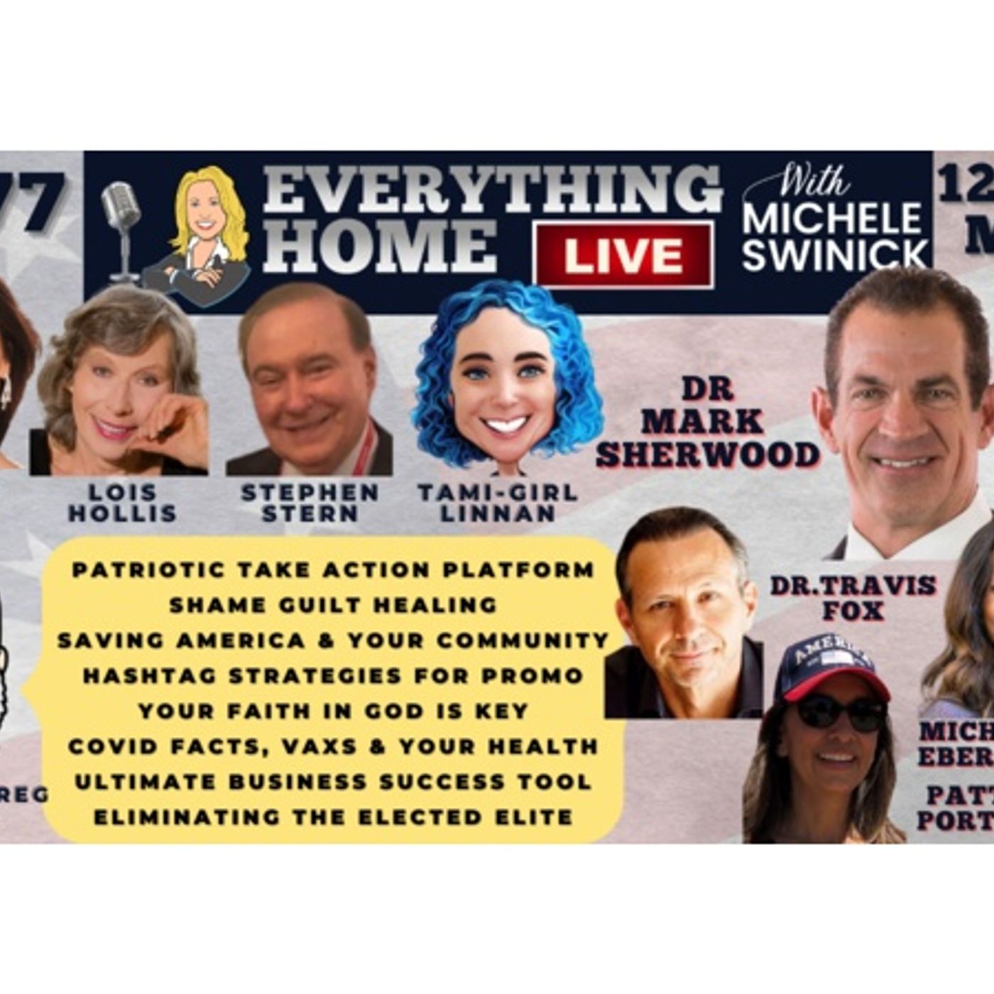 277: DR MARK SHERWOOD, Covid Facts, America First, God & Faith, Business Tips episode artwork