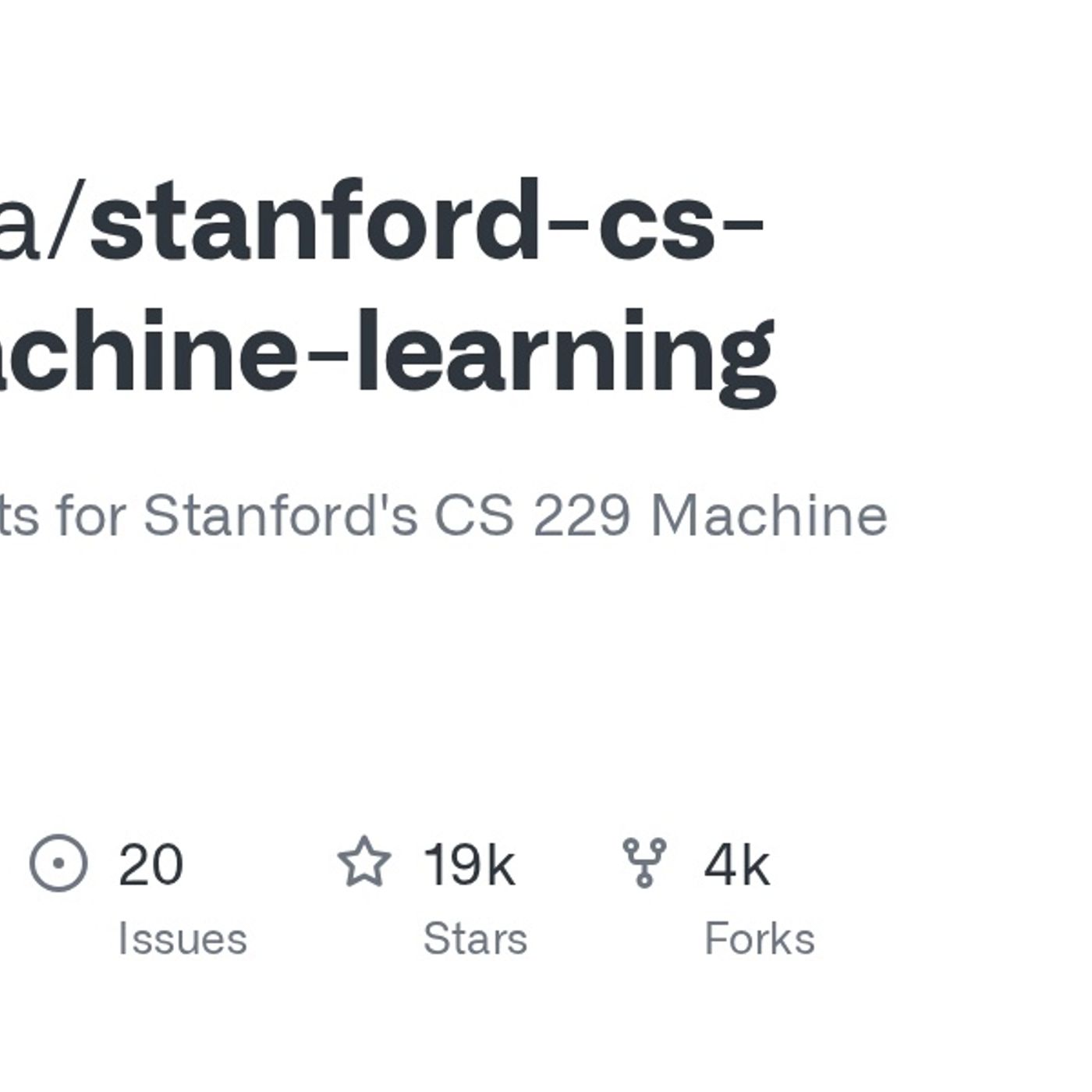 GitHub - afshinea/stanford-cs-229-machine-learning: VIP cheatsheets for Stanford’s CS 229 Machine Learning