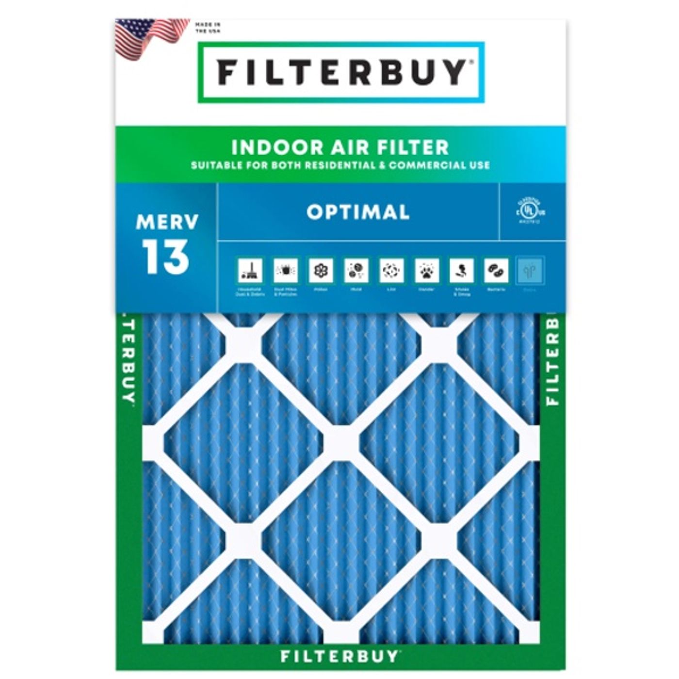 Best MERV 13 16.5x21x1 Furnace & HVAC Air Conditioner Filters