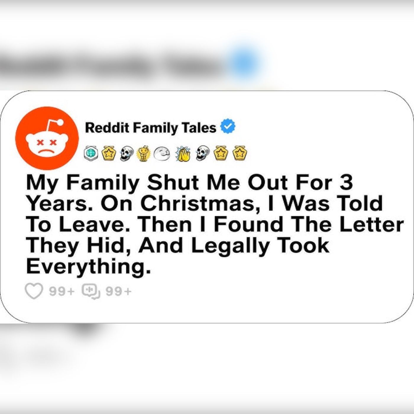 My Family Shut Me Out For 3 Years. On Christmas, I Was Told To Leave. Then... - Reddit Family Tales episode artwork