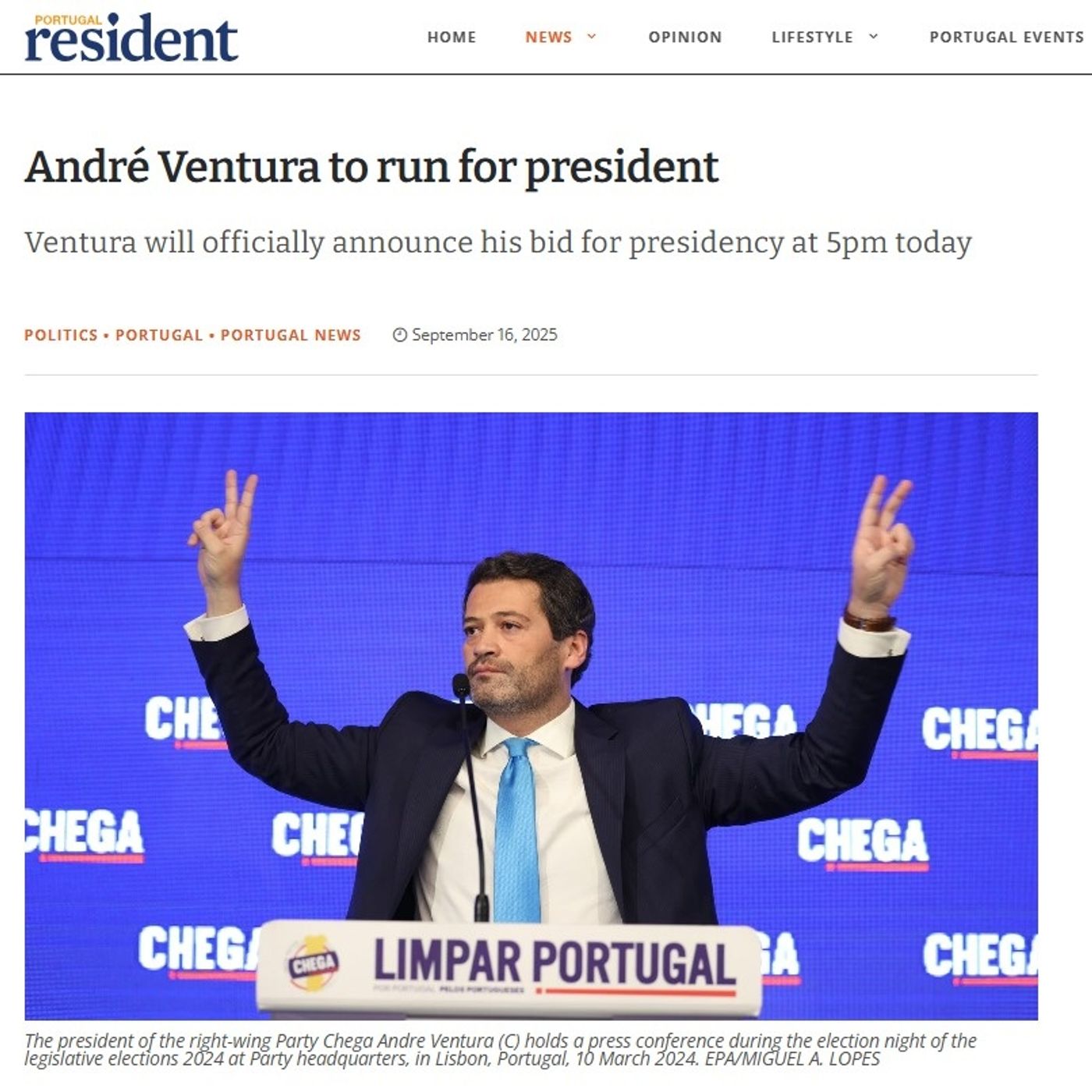 The Risks of Andre Ventura's Presidential Ambitions #portugal #president #election #CHEGA