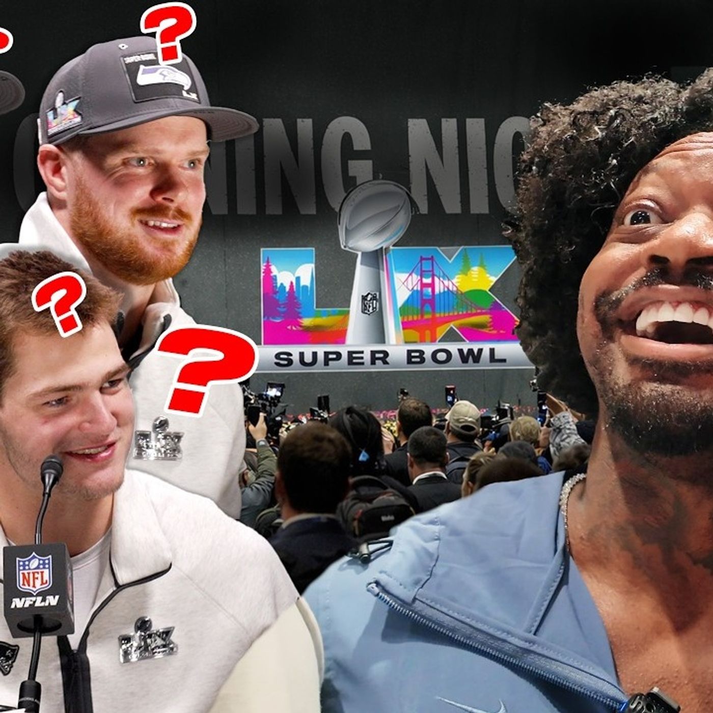 Funny Marco Asks WILD Questions At Super Bowl Media Day episode artwork