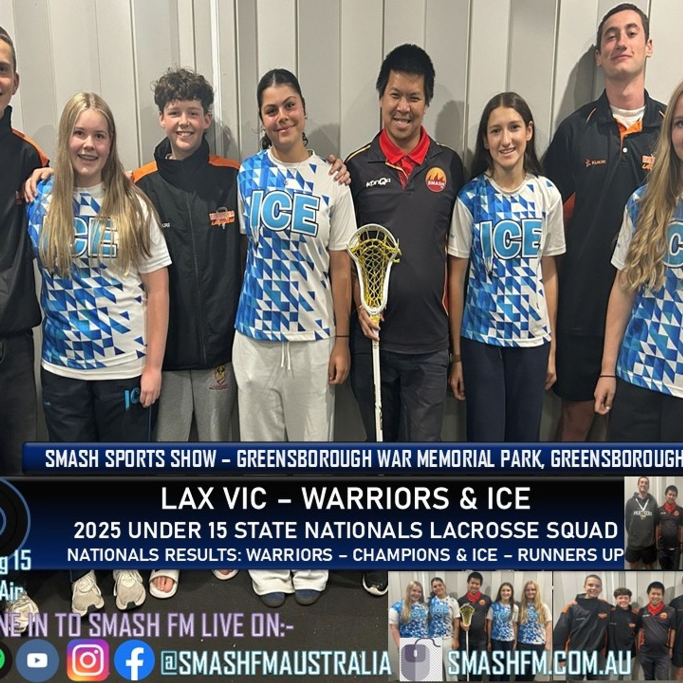SSS15THYR: Northern Warriors U15 Boys & Victoria Ice U15 Girls State Lacrosse Representatives Interviews 231025