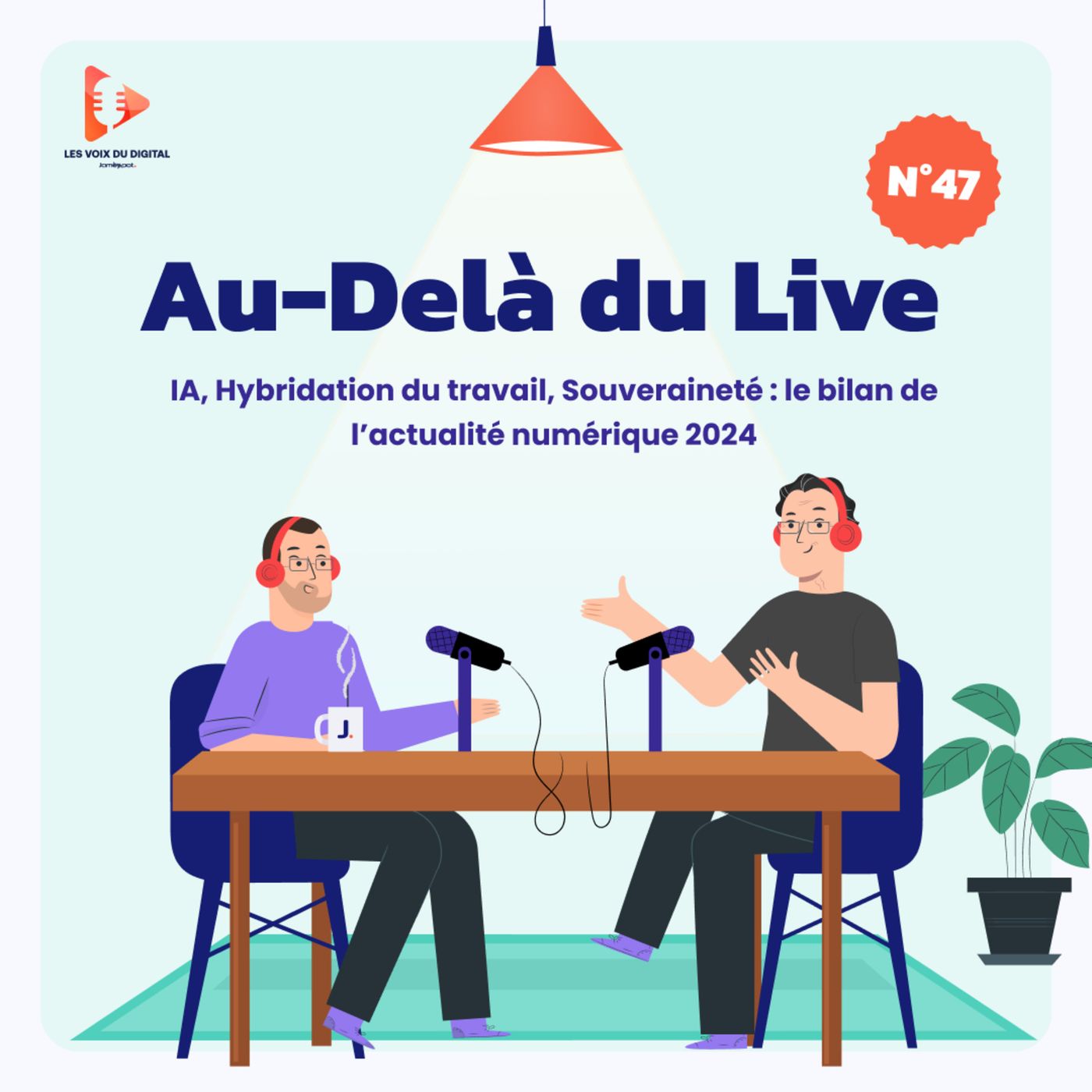 [ADDL] N°47 / IA, Hybridation du travail, Souveraineté : le bilan de l’actualité numérique 2024 episode artwork