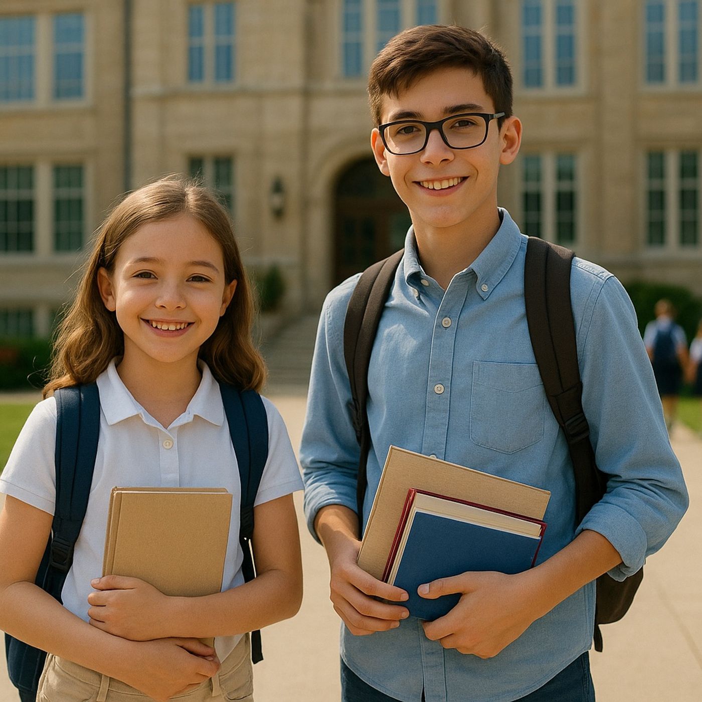 At the School episode artwork