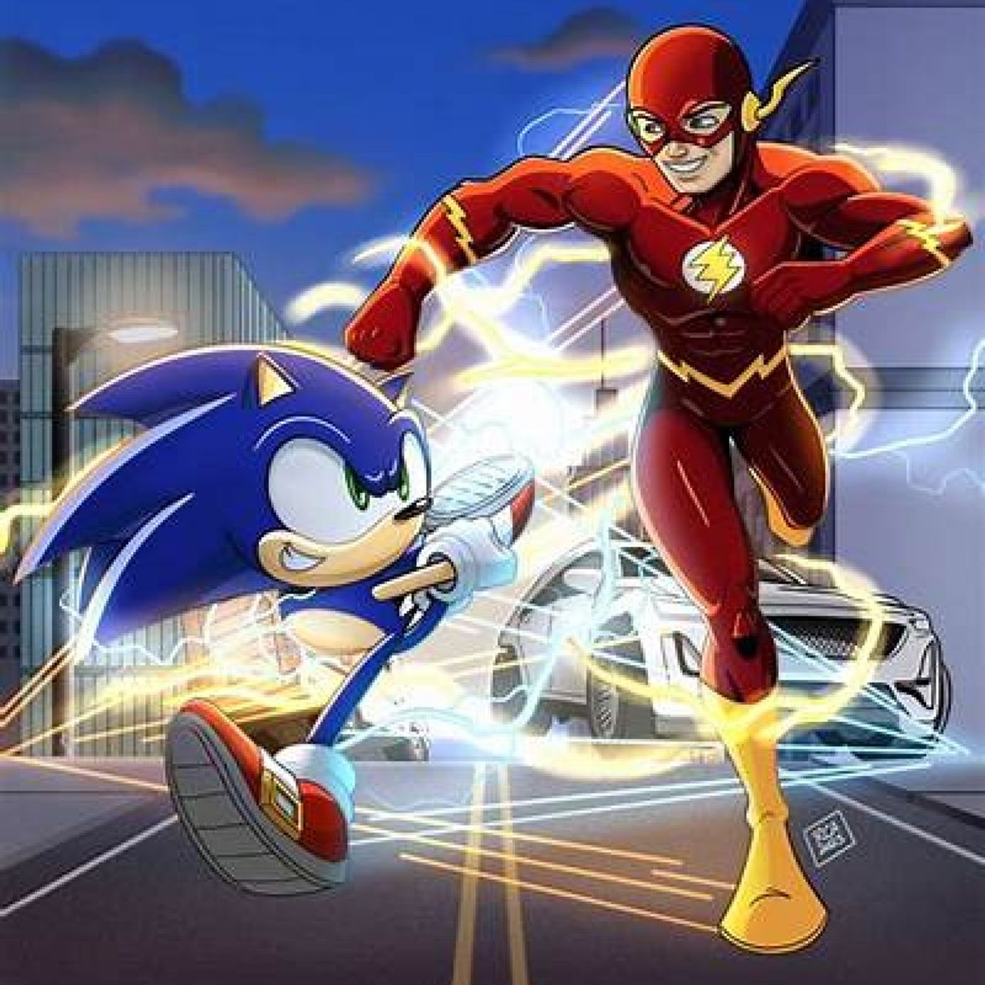 Sonic vs Flash episode artwork