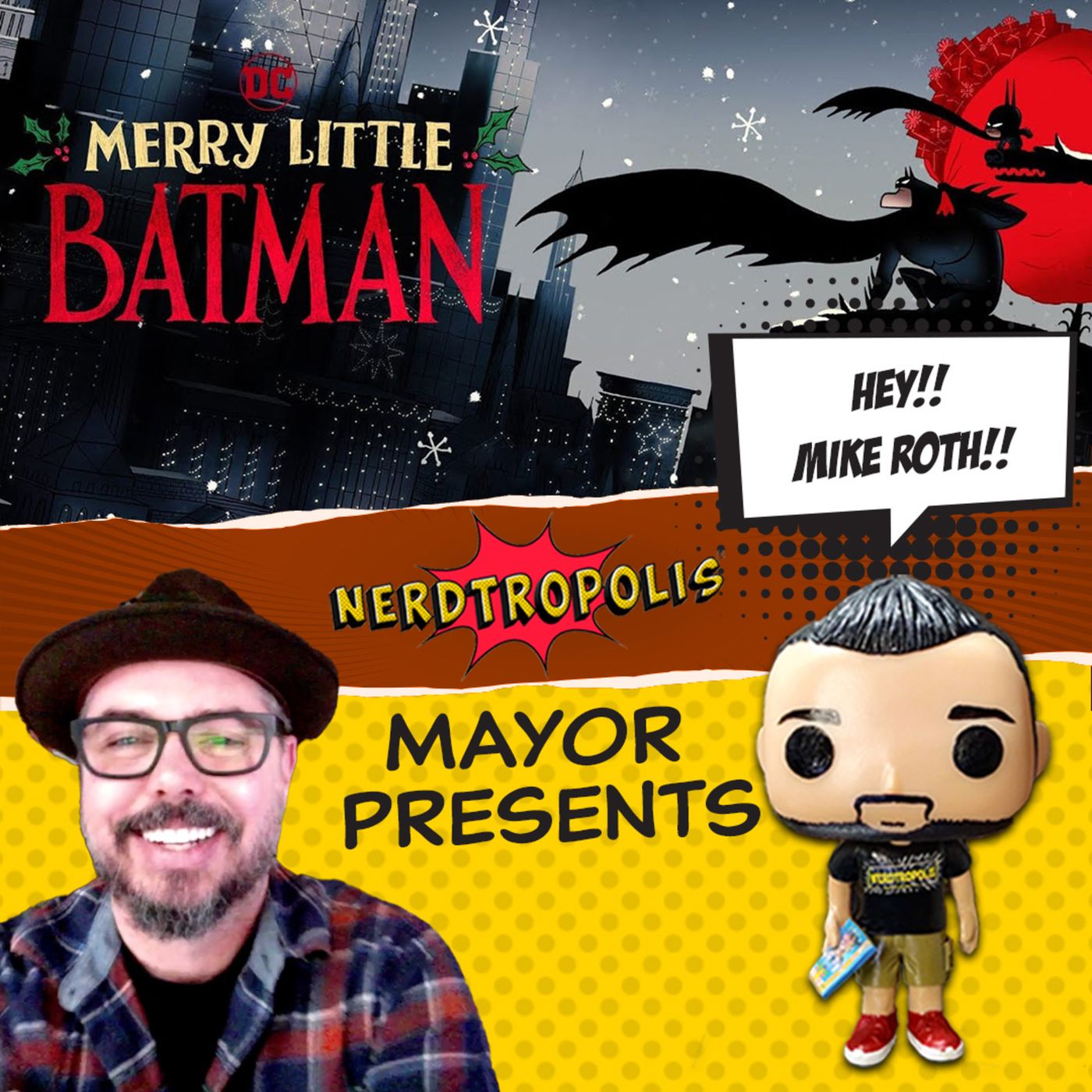 MIKE ROTH: Director of Merry Little Batman episode artwork