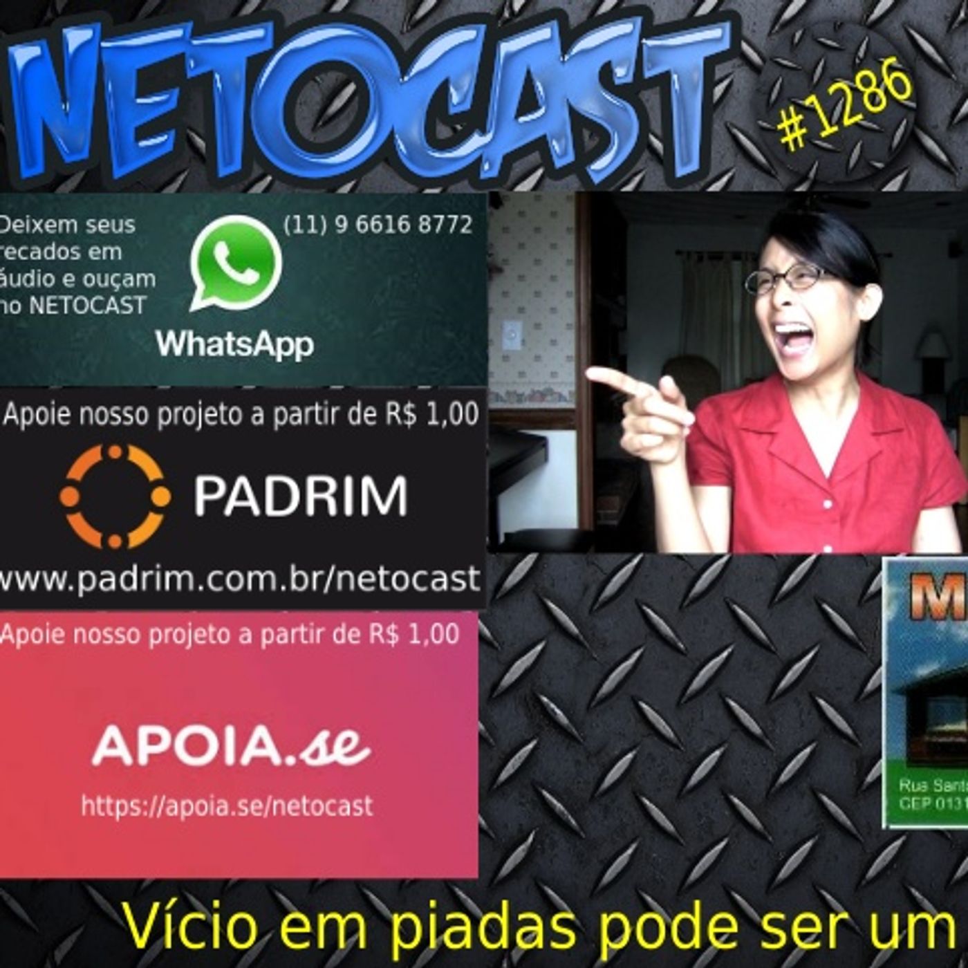 NETOCAST 1286 DE 22/04/2020 - Neurologistas descobrem vício em piada