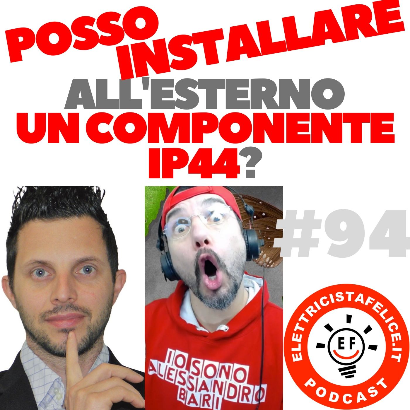 #94 Posso installare all'esterno un componente IP44?