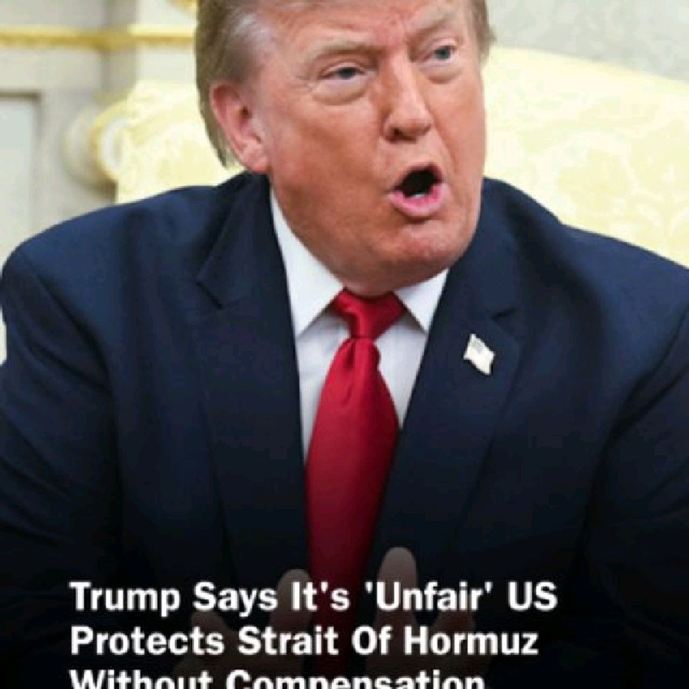 During an Oval Office meeting with Iraqi Prime Minister Ali al-Zaidi, President #DonaldTrump said no country should charge a fee for passage episode artwork