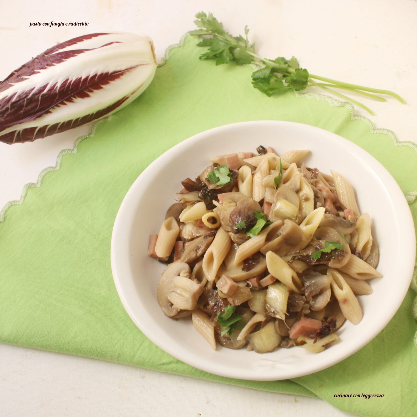 Pasta con funghi e radicchio episode artwork