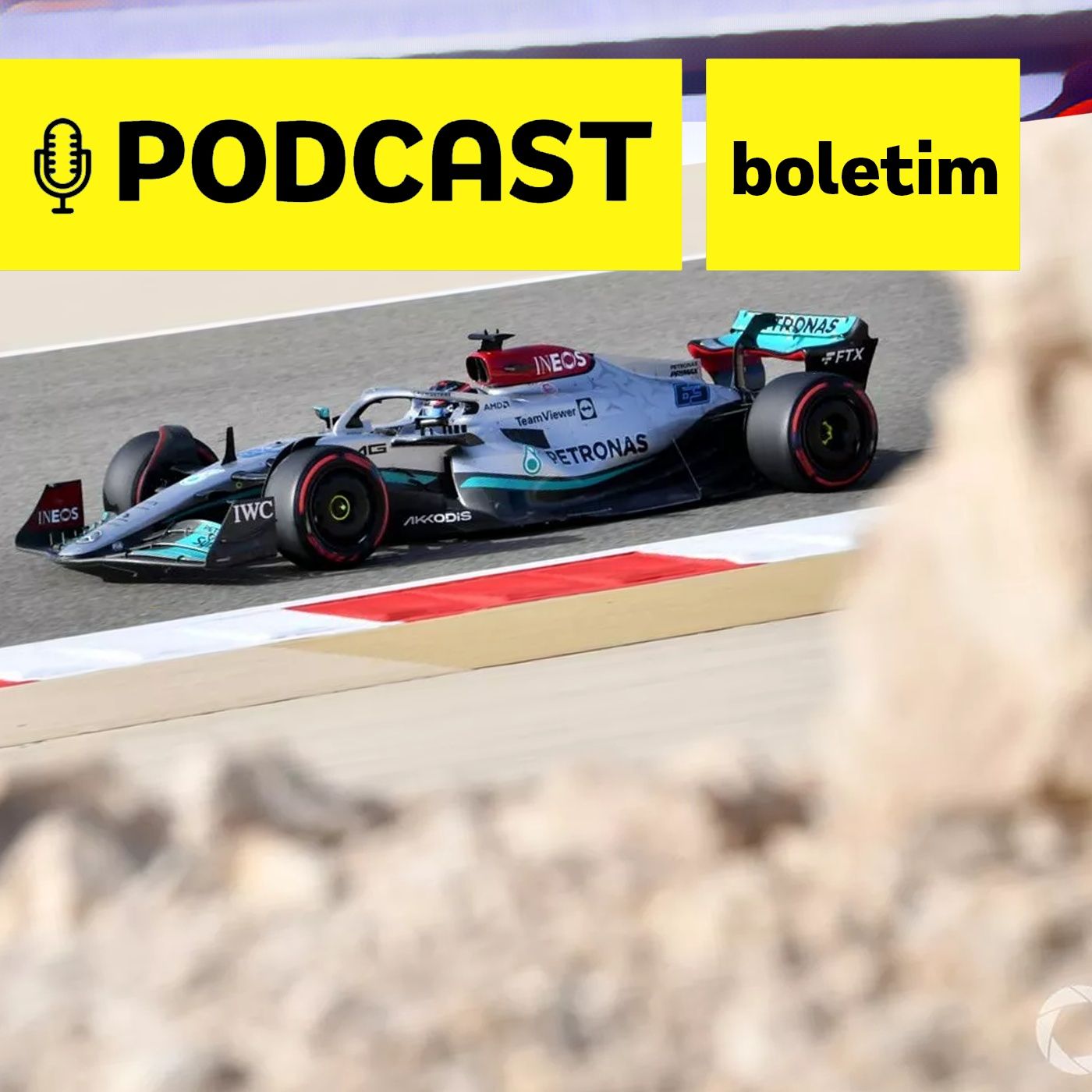 Podcast Boletim – VERSTAPPEN lidera no Bahrein com FERRARI na COLA; HAMILTON tem problemas episode artwork