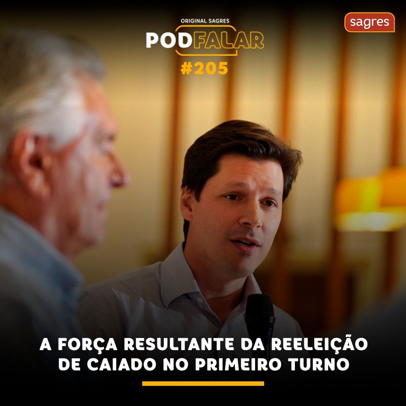 PodFalar #205: A força resultante da reeleição de Caiado no primeiro turno episode artwork