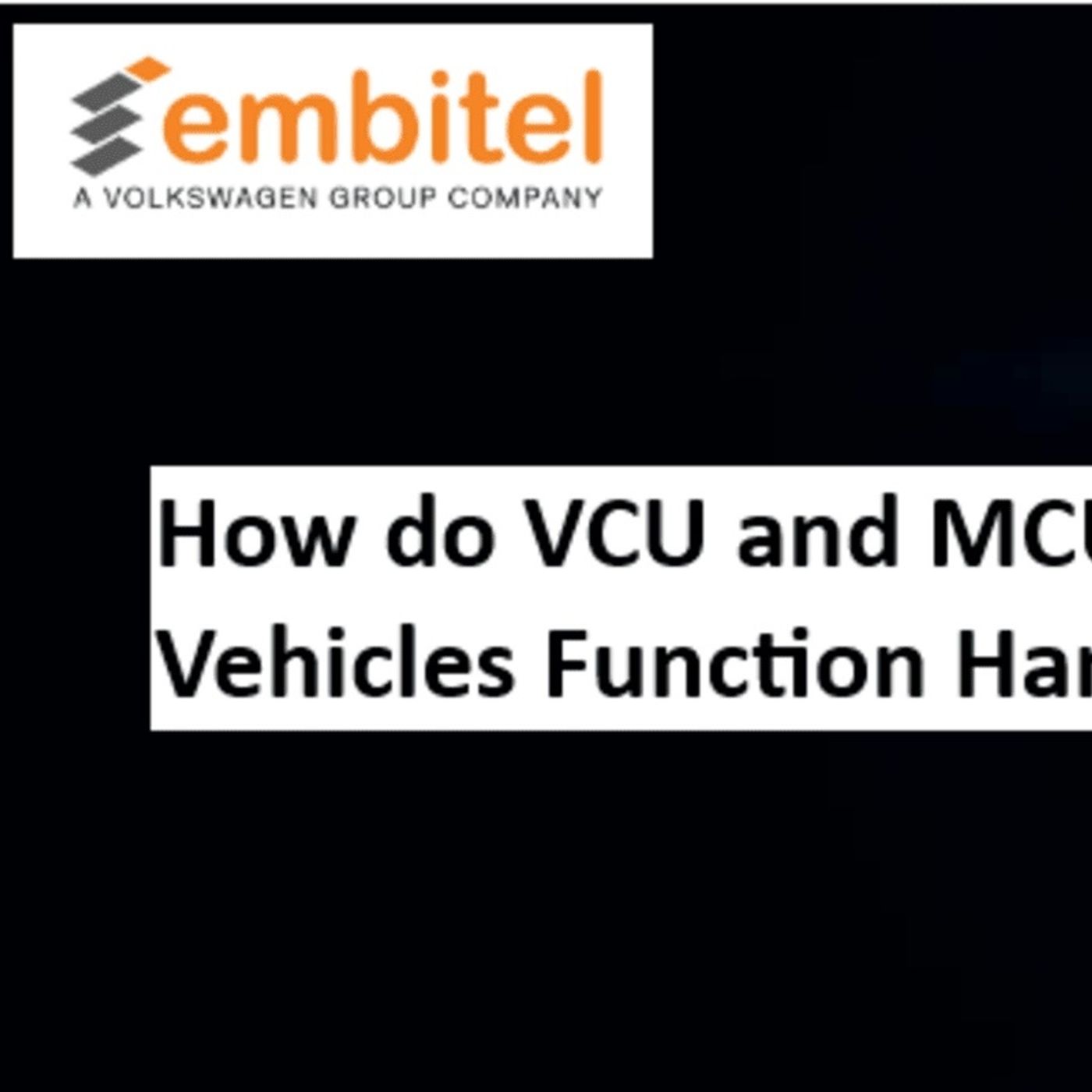 ISO 26262 – Functional Safety