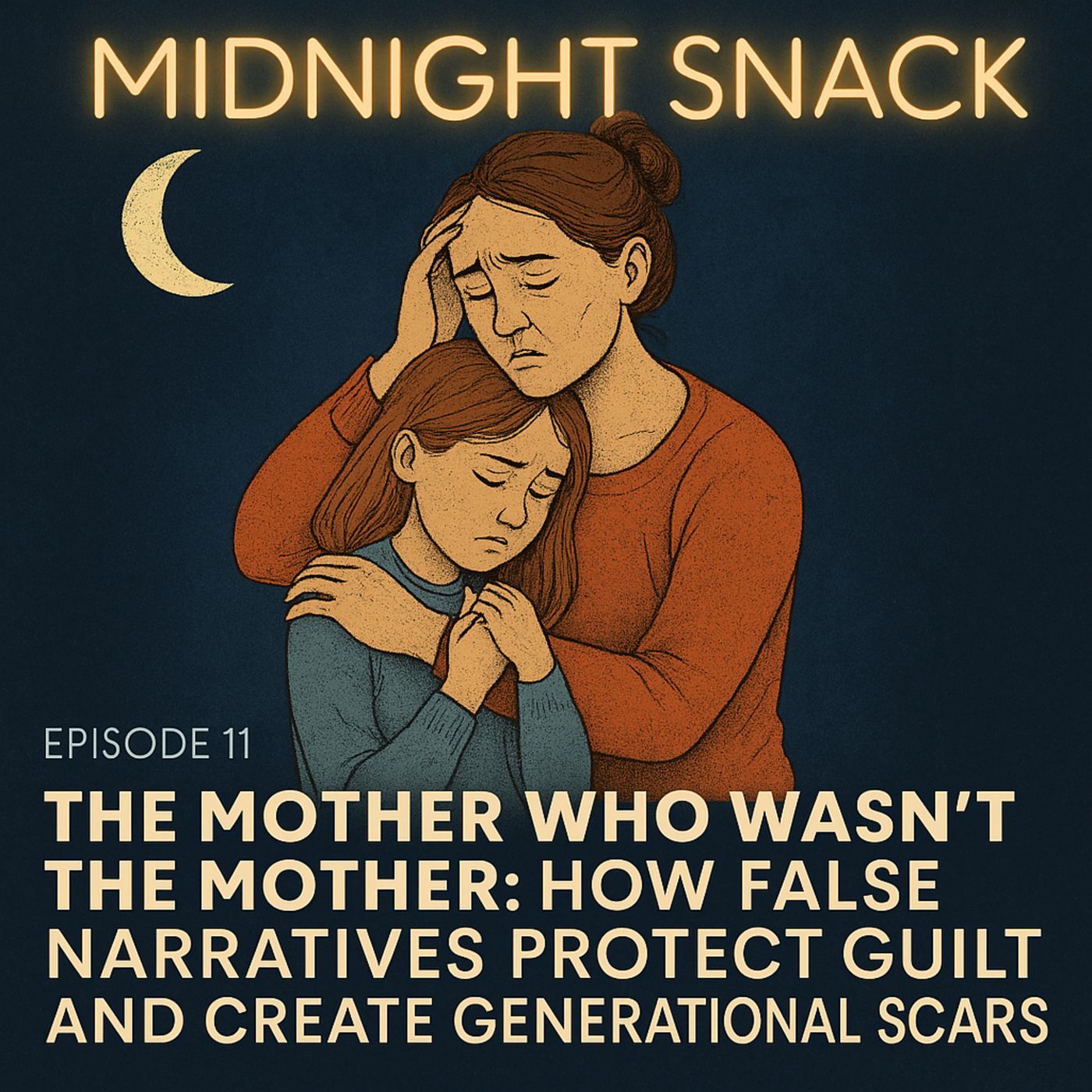 Midnight Snack E11: The Mother Who Wasn’t the Mother: How False Narratives Protect Guilt and Create Generational Scars. -The Child Who Raise episode artwork