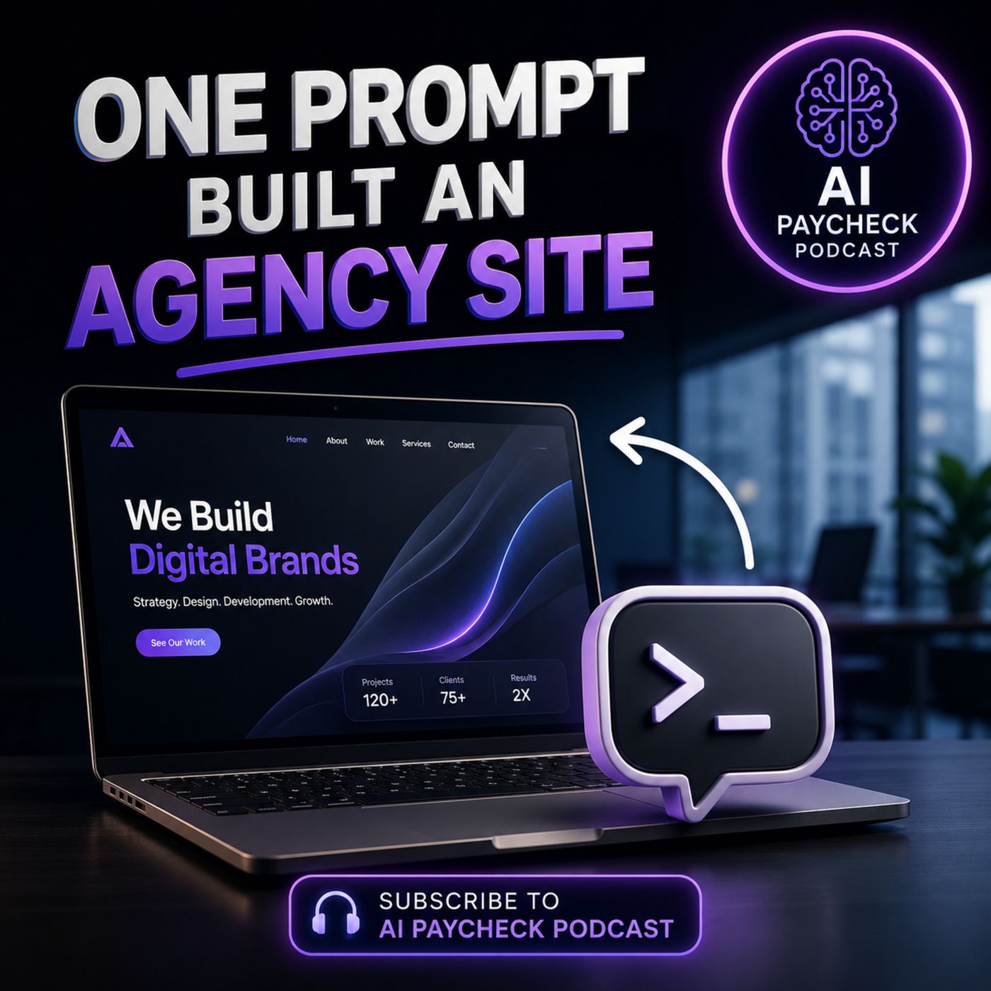 One Prompt Built a $15K‑Worth Agency Site